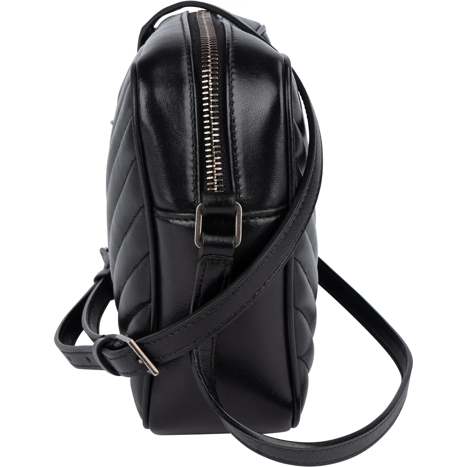 Saint Laurent Quilted Leather Lou Camera Crossbody Bag