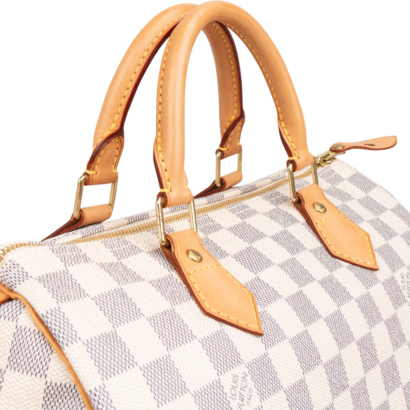 Louis Vuitton Monogram Damier Azur Speedy 30 Boston Bag