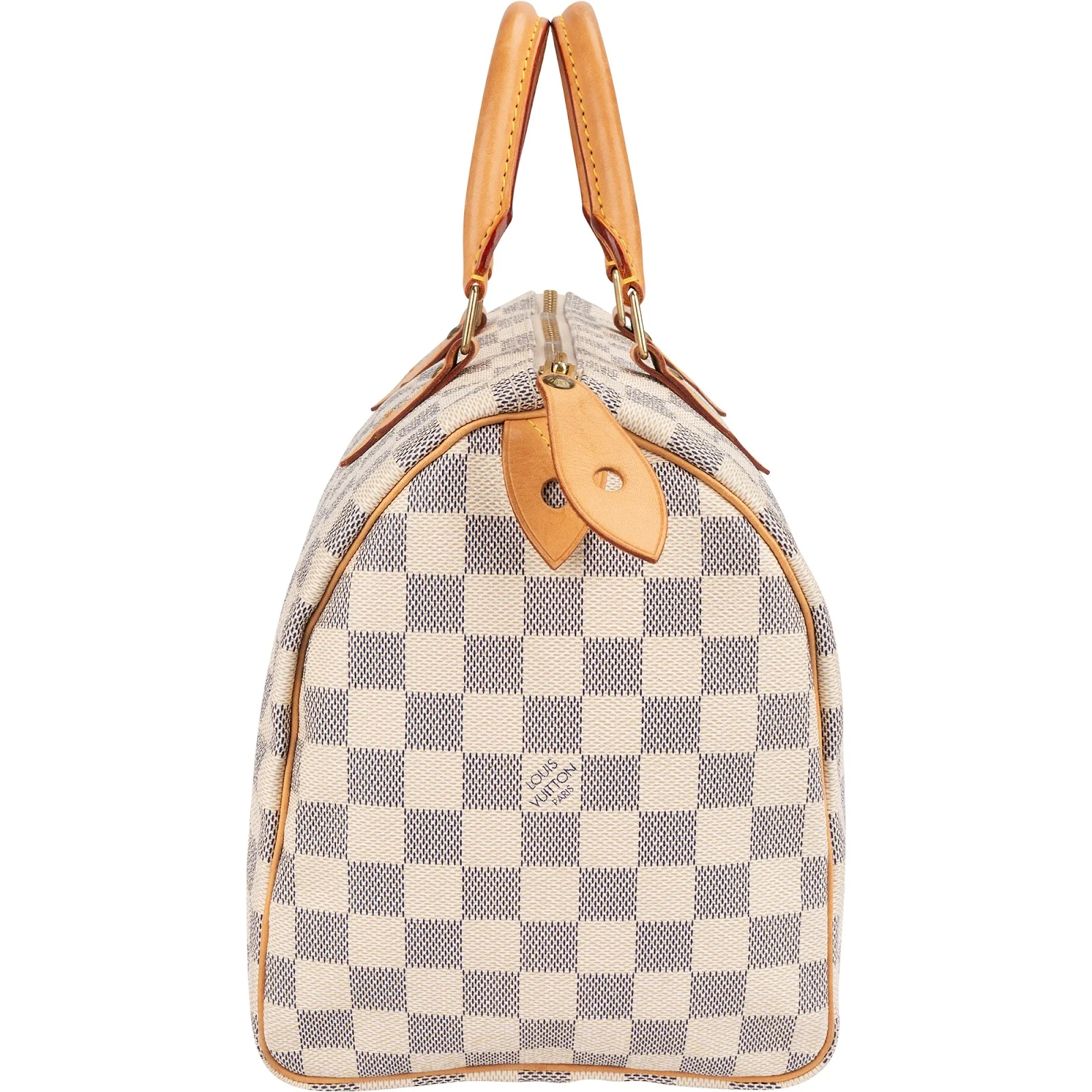 Louis Vuitton Damier Azur Monogram Speedy 30 Boston Bag