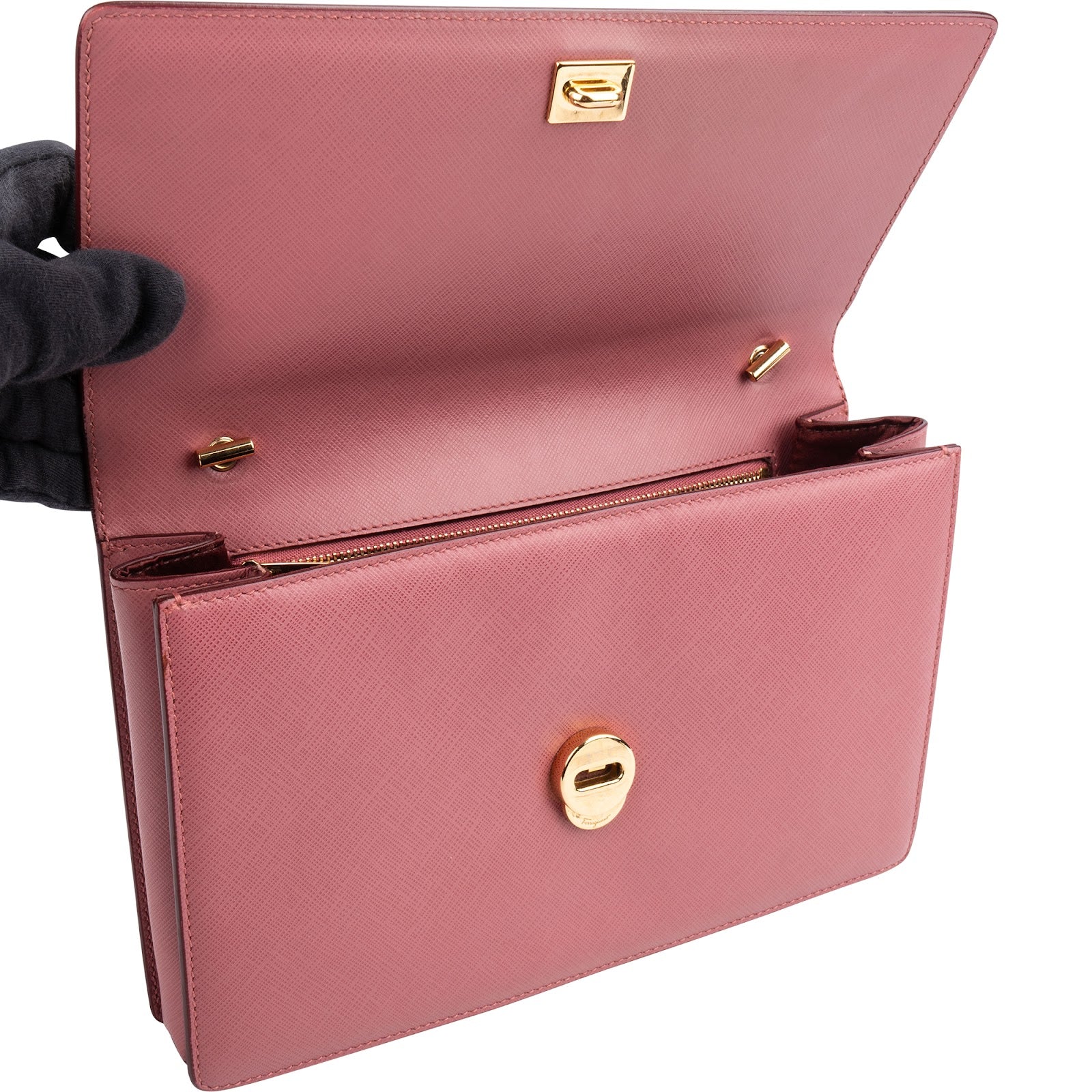 Salvatore Ferragamo - Vara Bow Flap-schoudertas