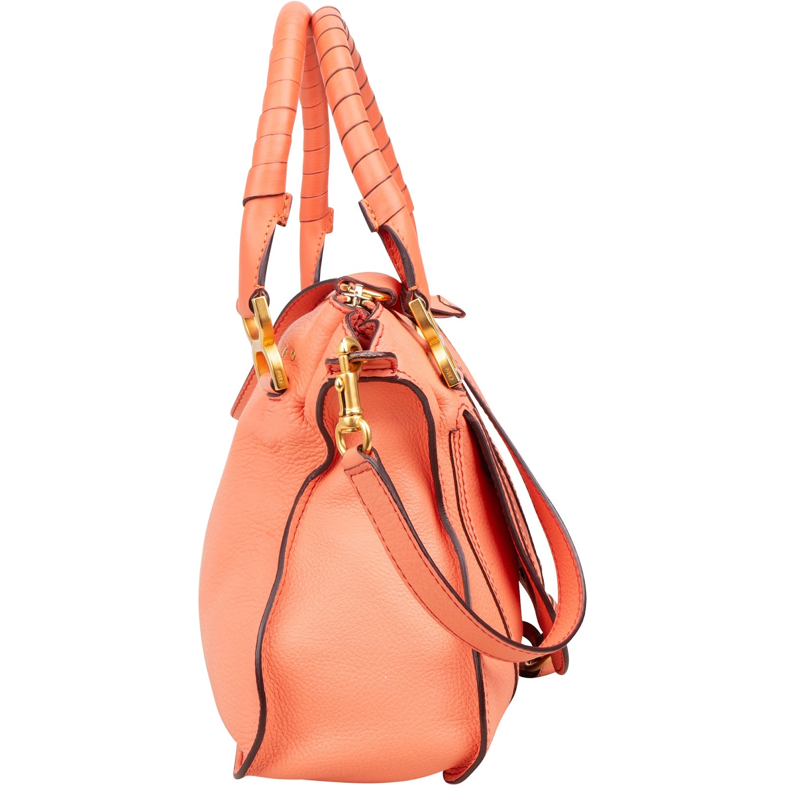 Chloé Grained Calfskin Marcie Shoulder Bag