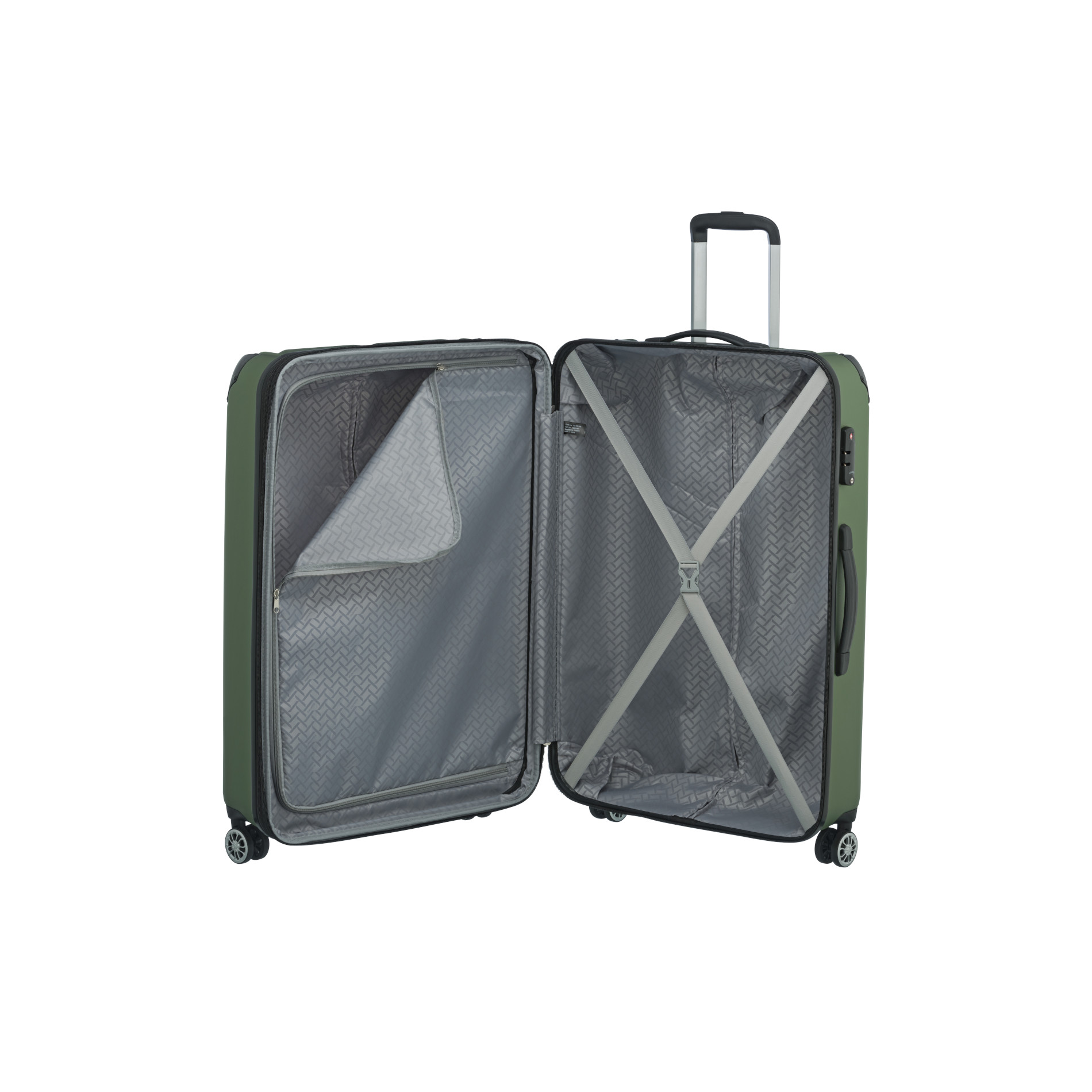 CITY Kofferset mit 4 Rollen Gr. L/M/S - Grün