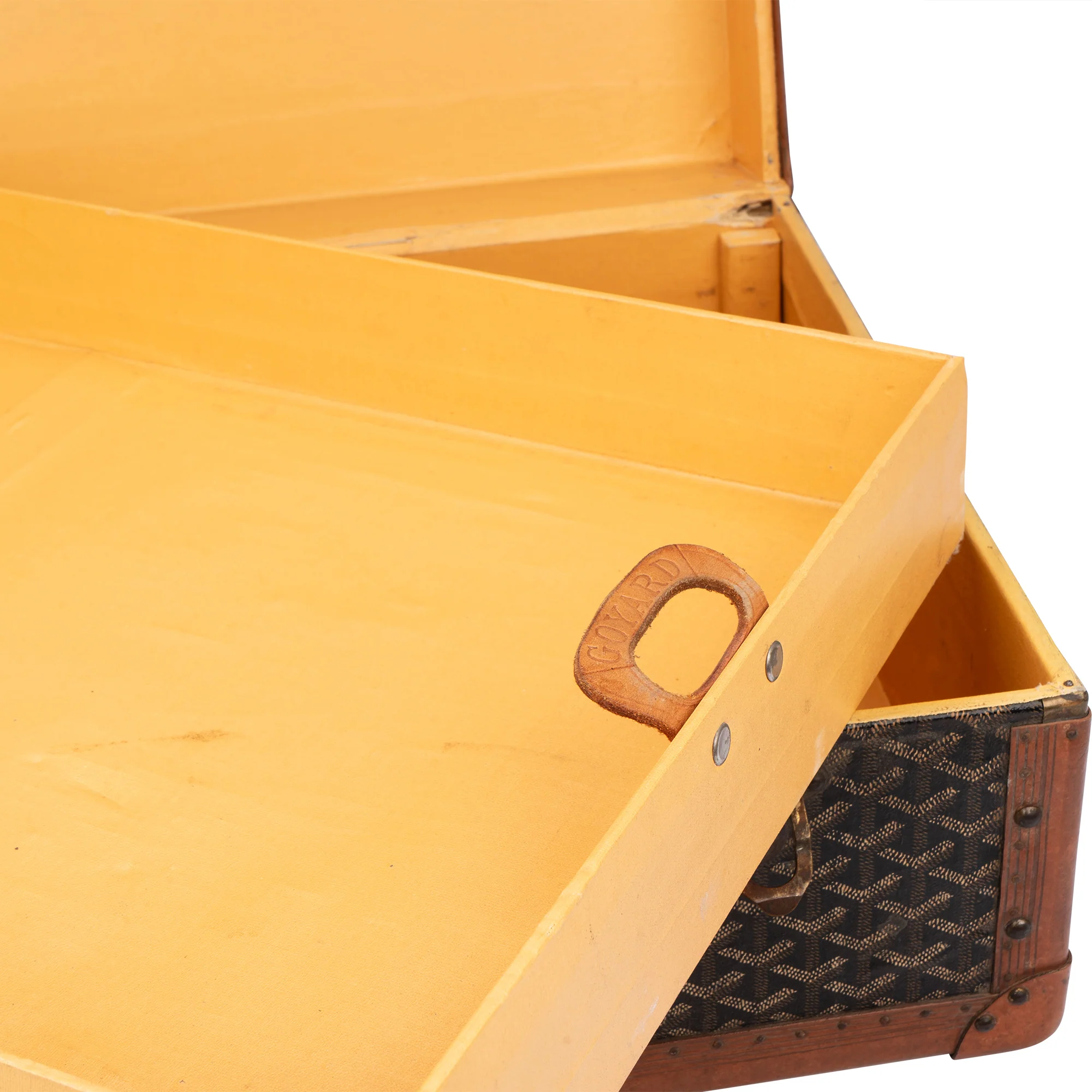 Goyard Goyardine Monogram 1900s Koffer Malle