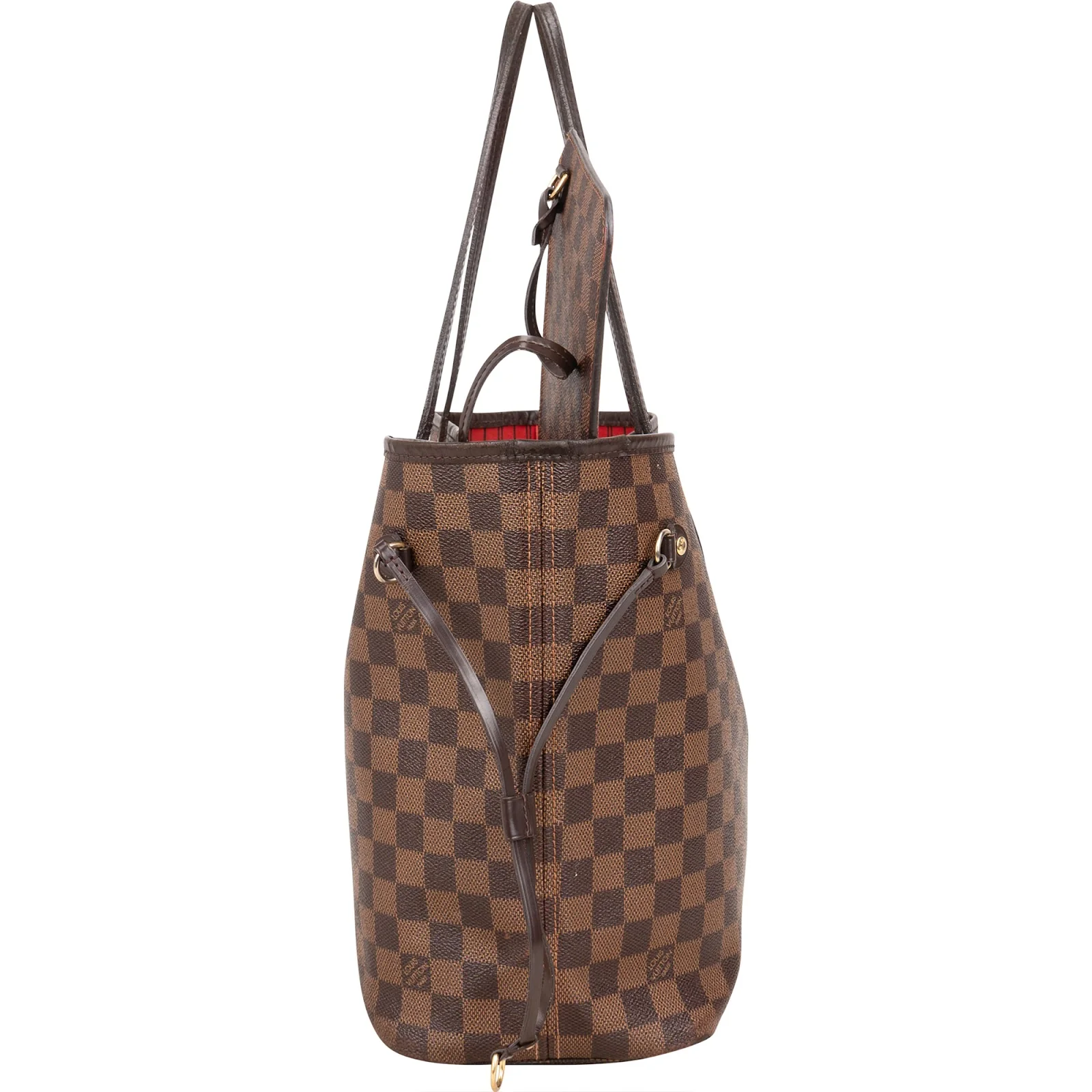 Louis Vuitton Monogram Damier Ebene Neverfull MM Shoulder Bag
