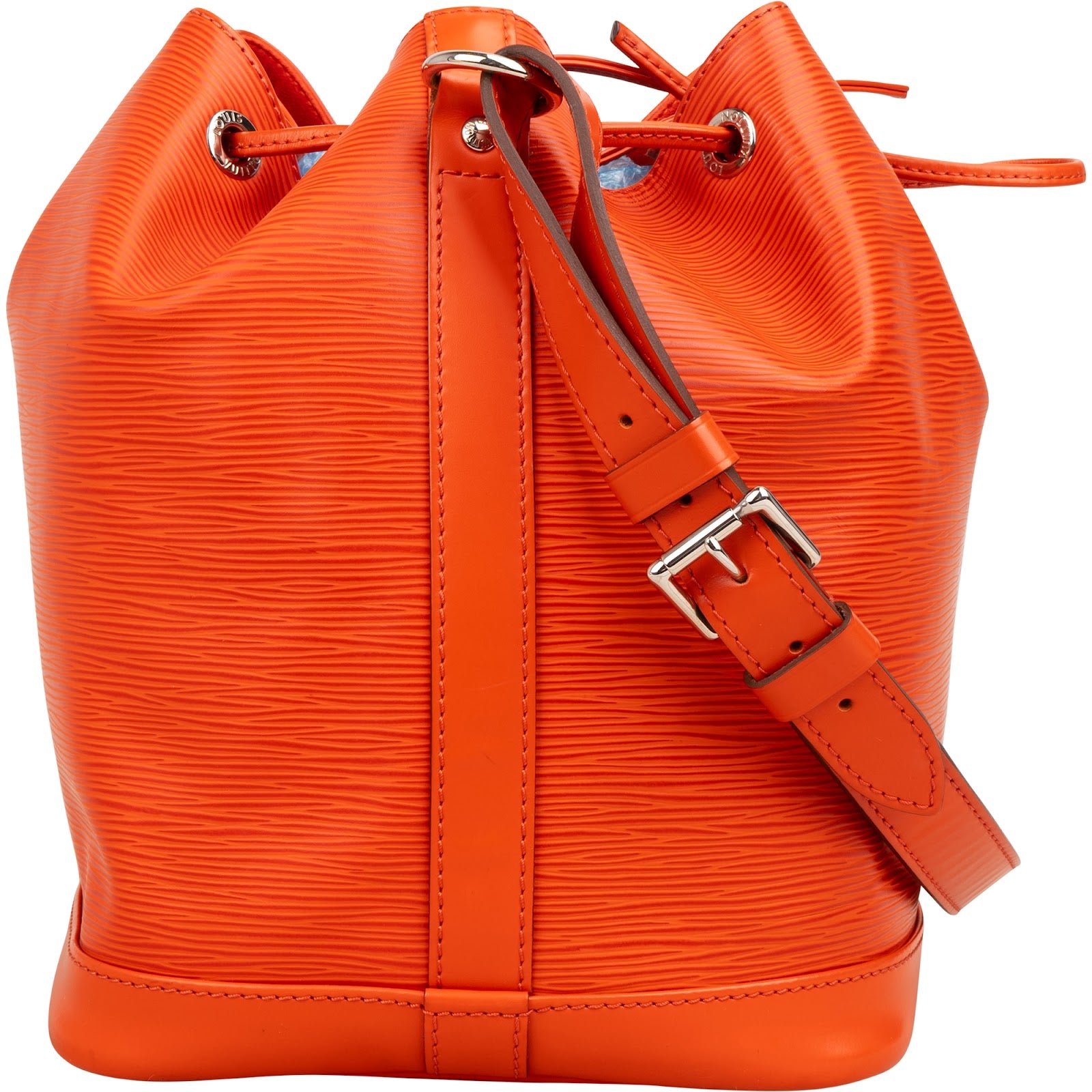 Louis Vuitton Orange Epi Leather NM Sac Noé Petit Shoulder Bag