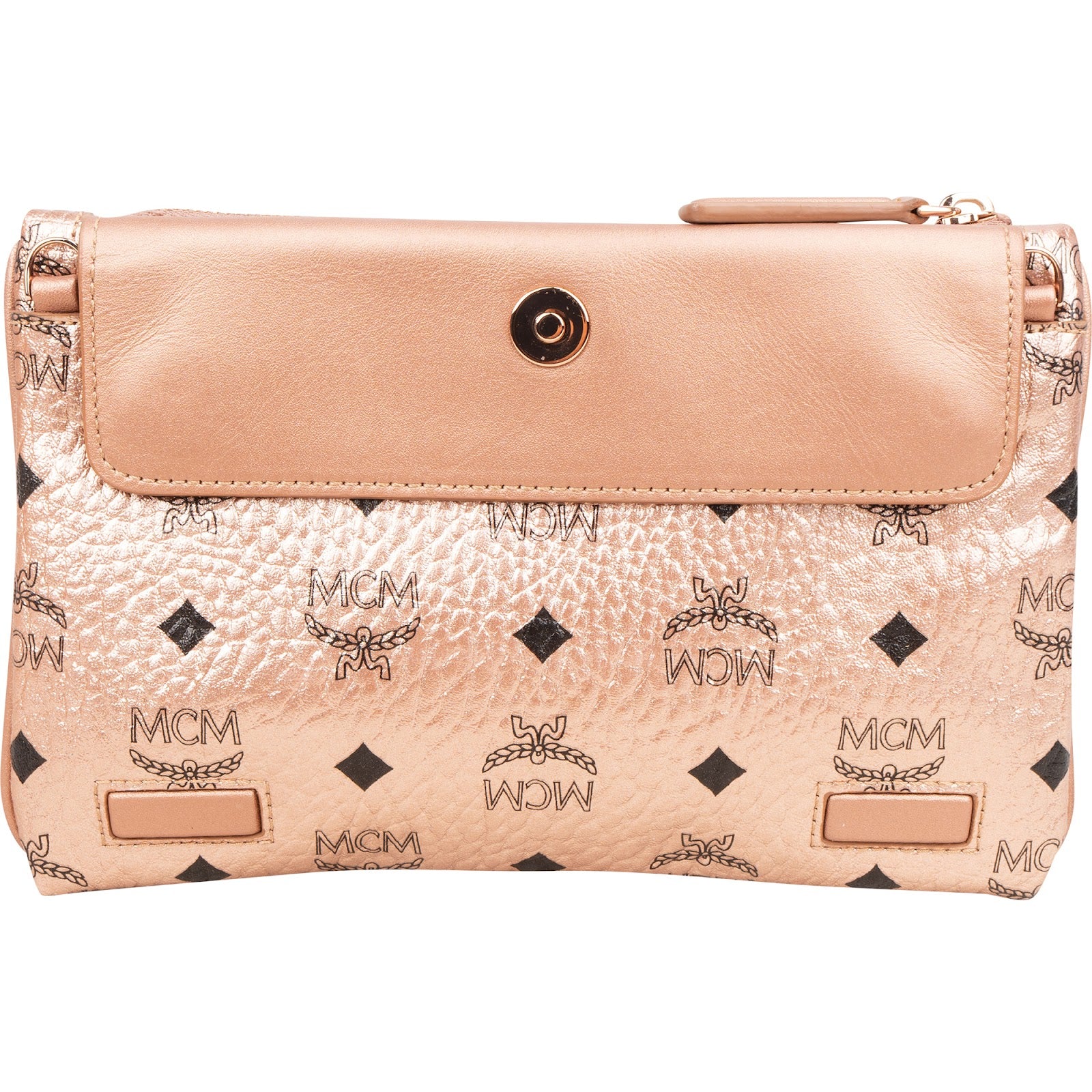 Sac à dos 2 en 1 MCM Monogram Metallic Visetos Small Stark