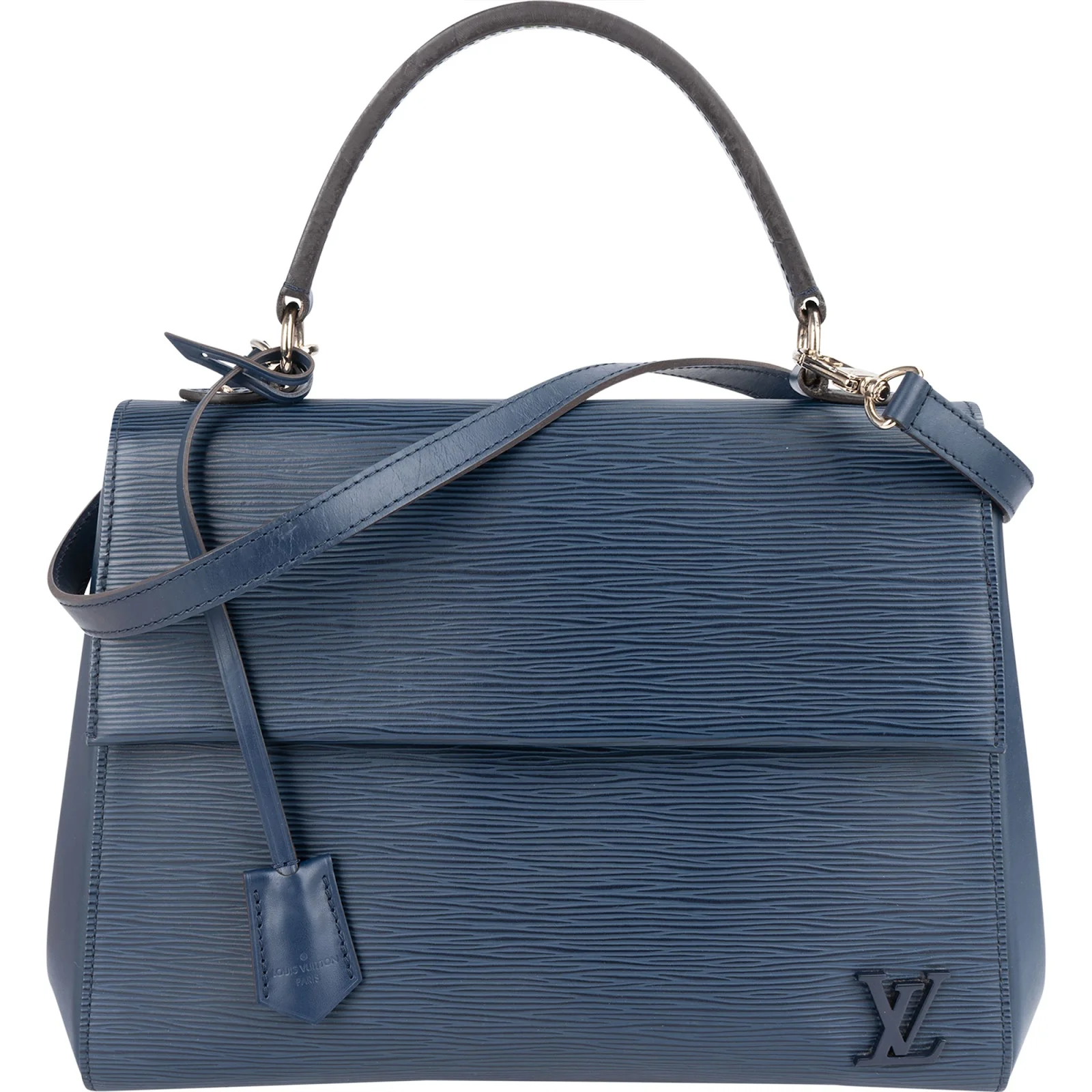Louis Vuitton Blue Epi Leather Cluny MM Handbag