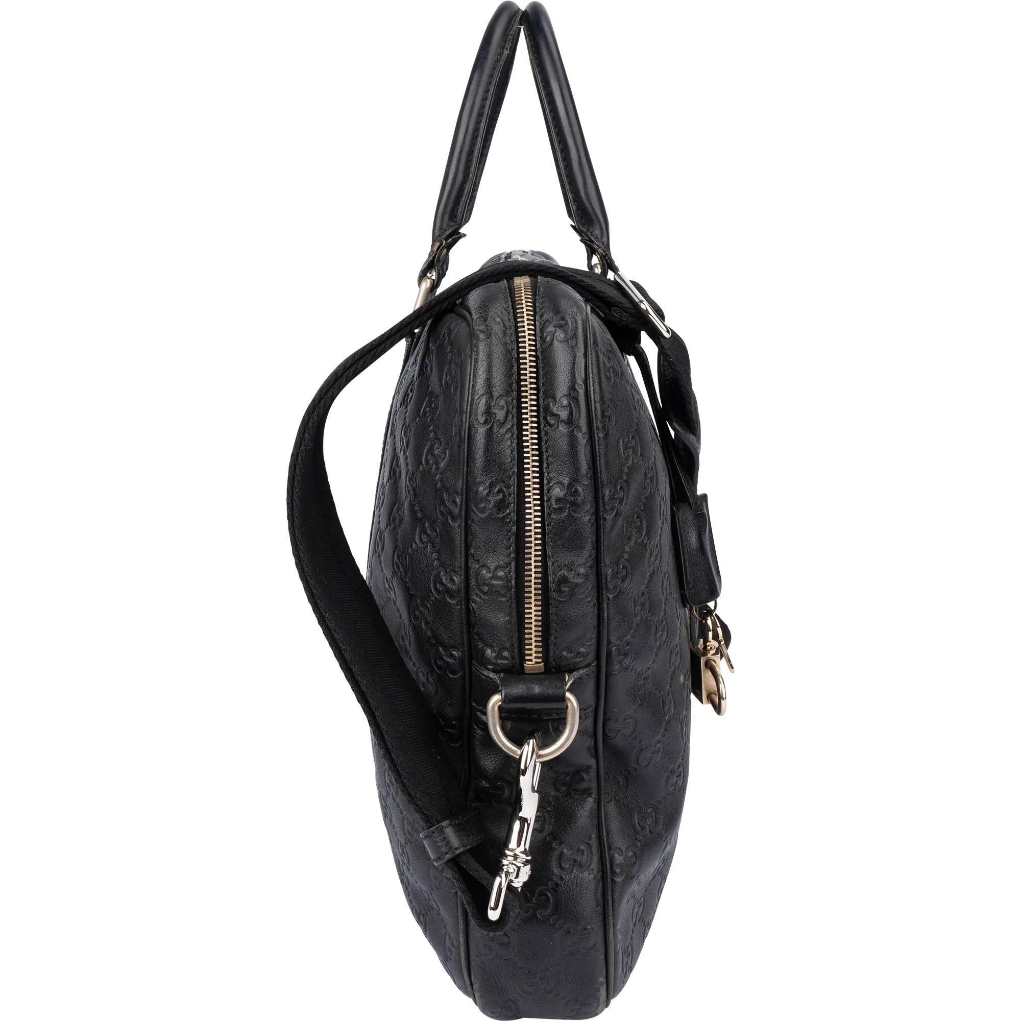 Gucci Leather GG Monogram Business Tasche