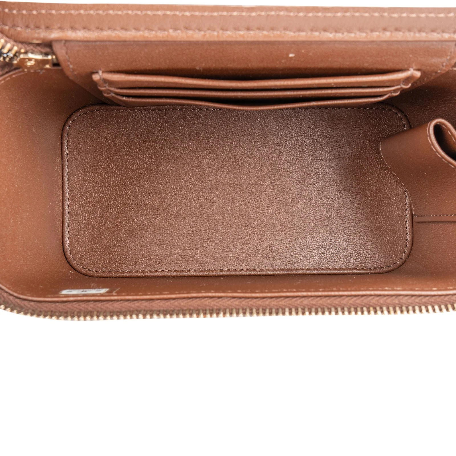 Chanel Stitching Tweed Vanity Case Crossbody Bag