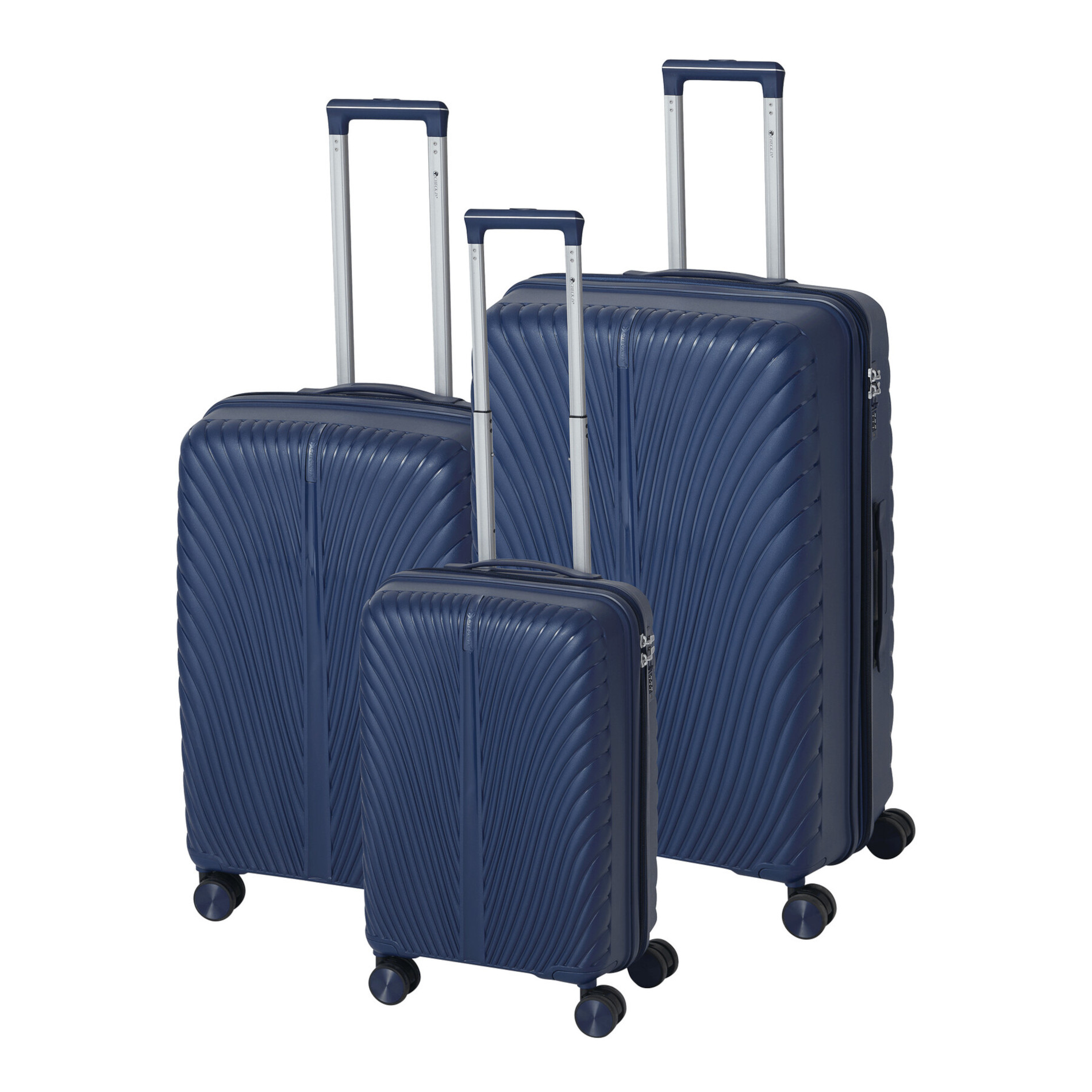 Sydney Kofferset mit 4 Rollen Gr. L/M/S - navy blau