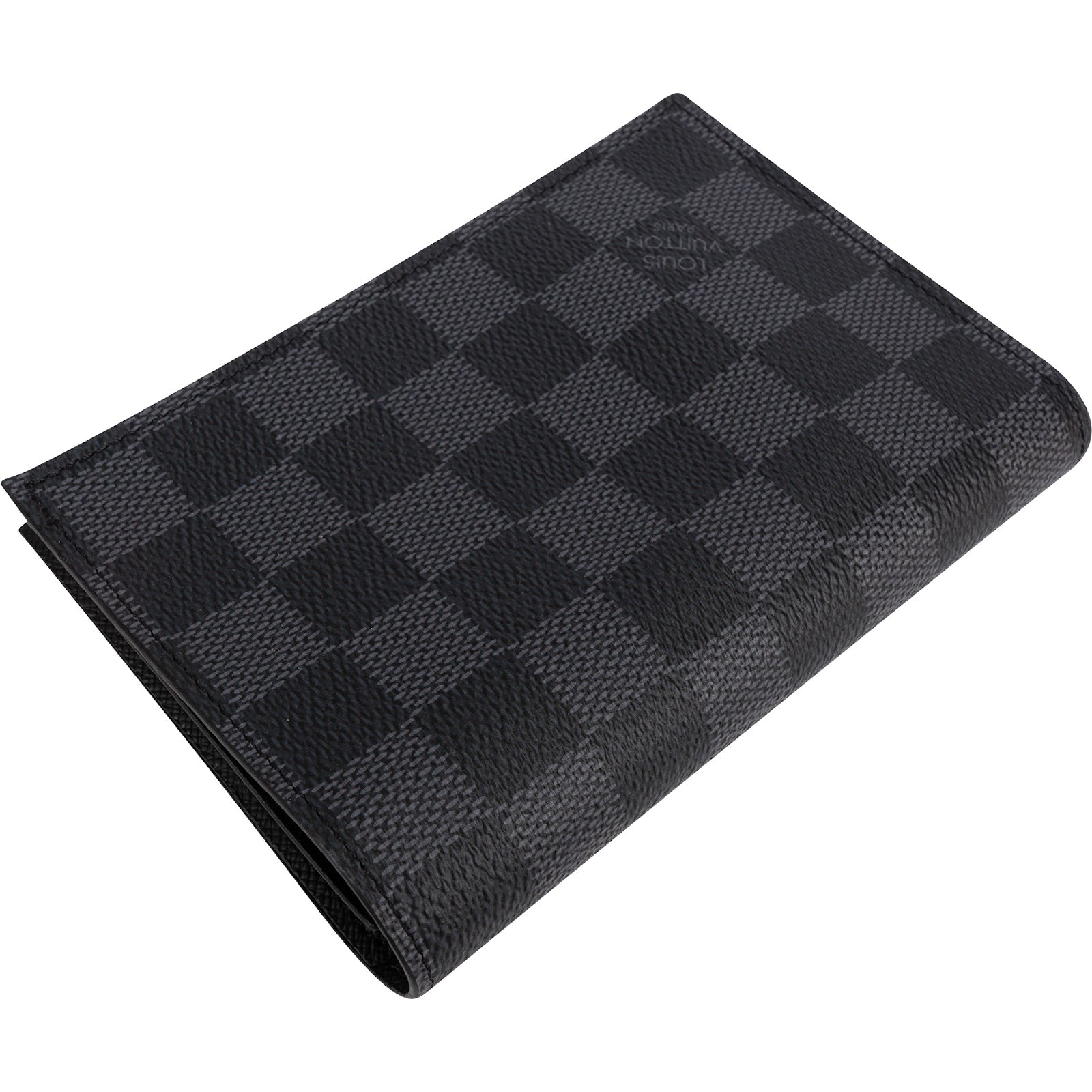 Louis Vuitton Monogram Damier Graphite Canvas Card Holder Passport Cover