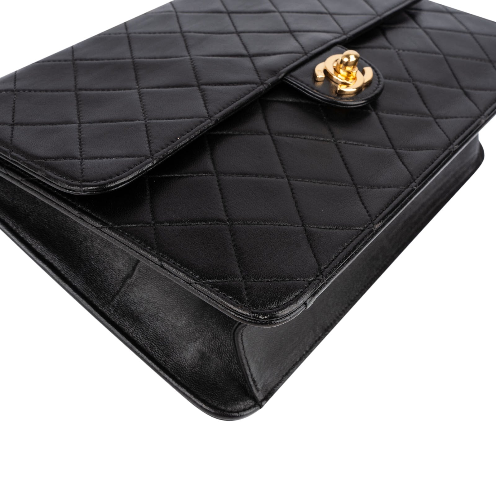 Chanel - 24K Gold Single Flap Shoulder Bag