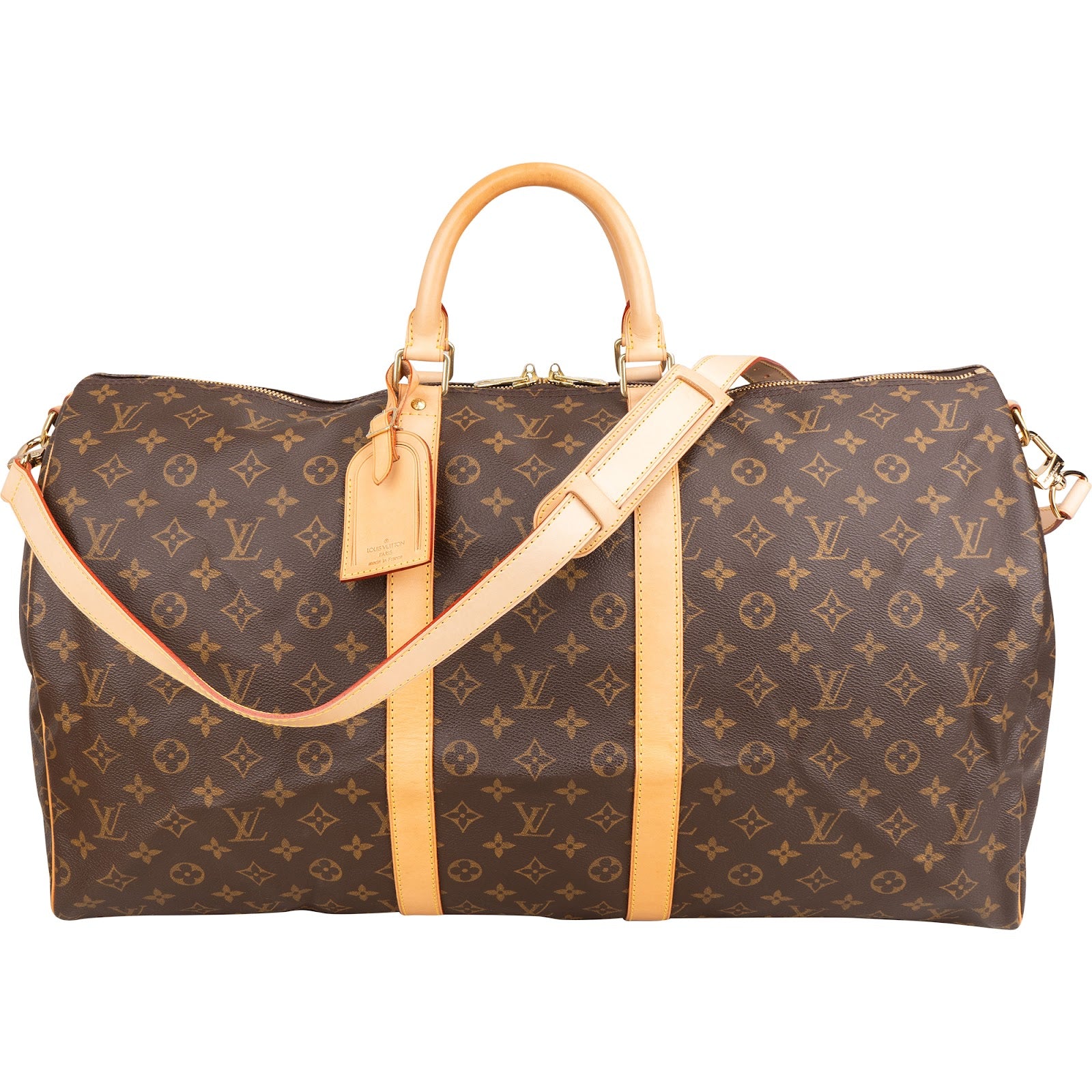 Louis Vuitton Monogram Canvas Keepall 55 Bandoulière Reisetasche