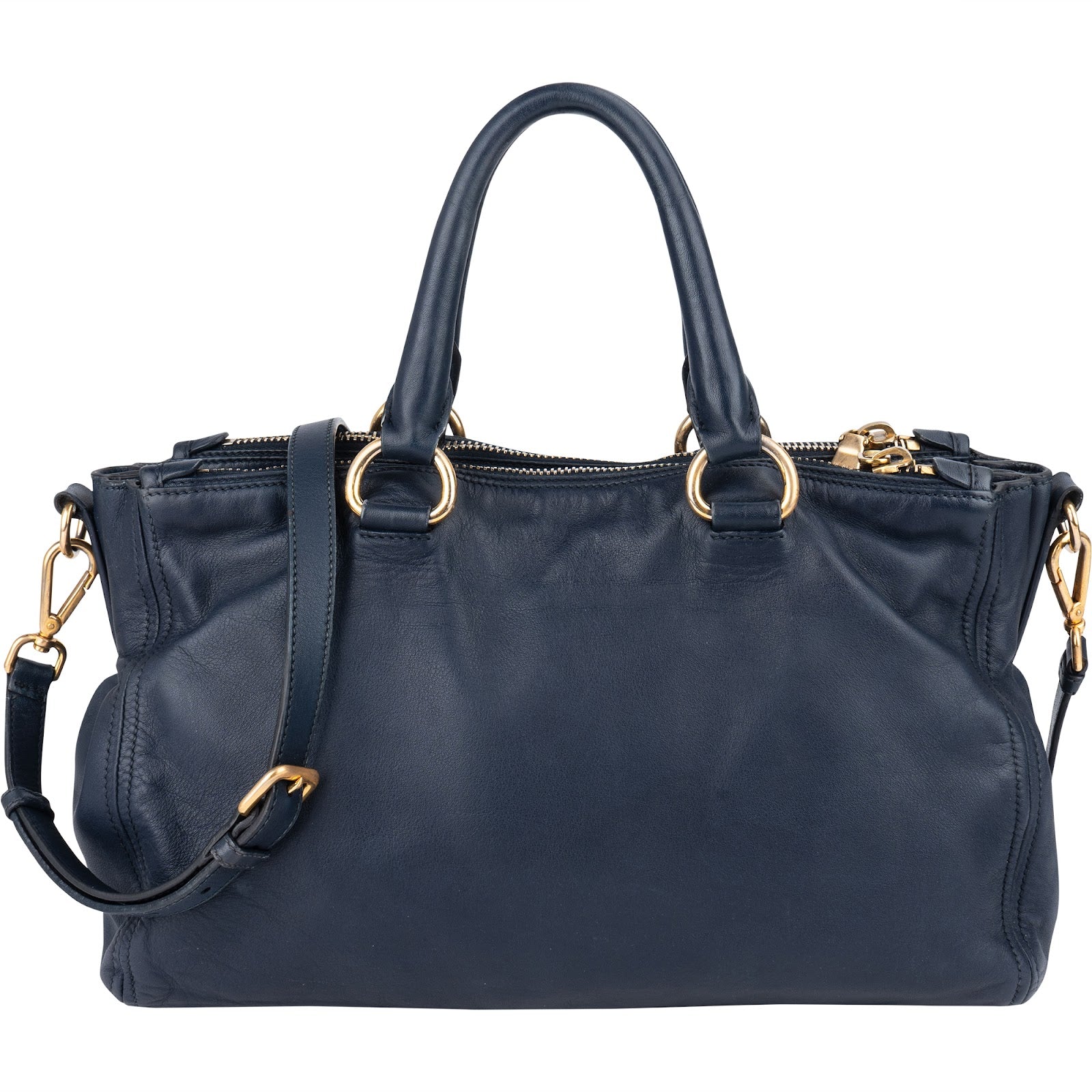 Prada Vitello Daino Soft Leather Handbag
