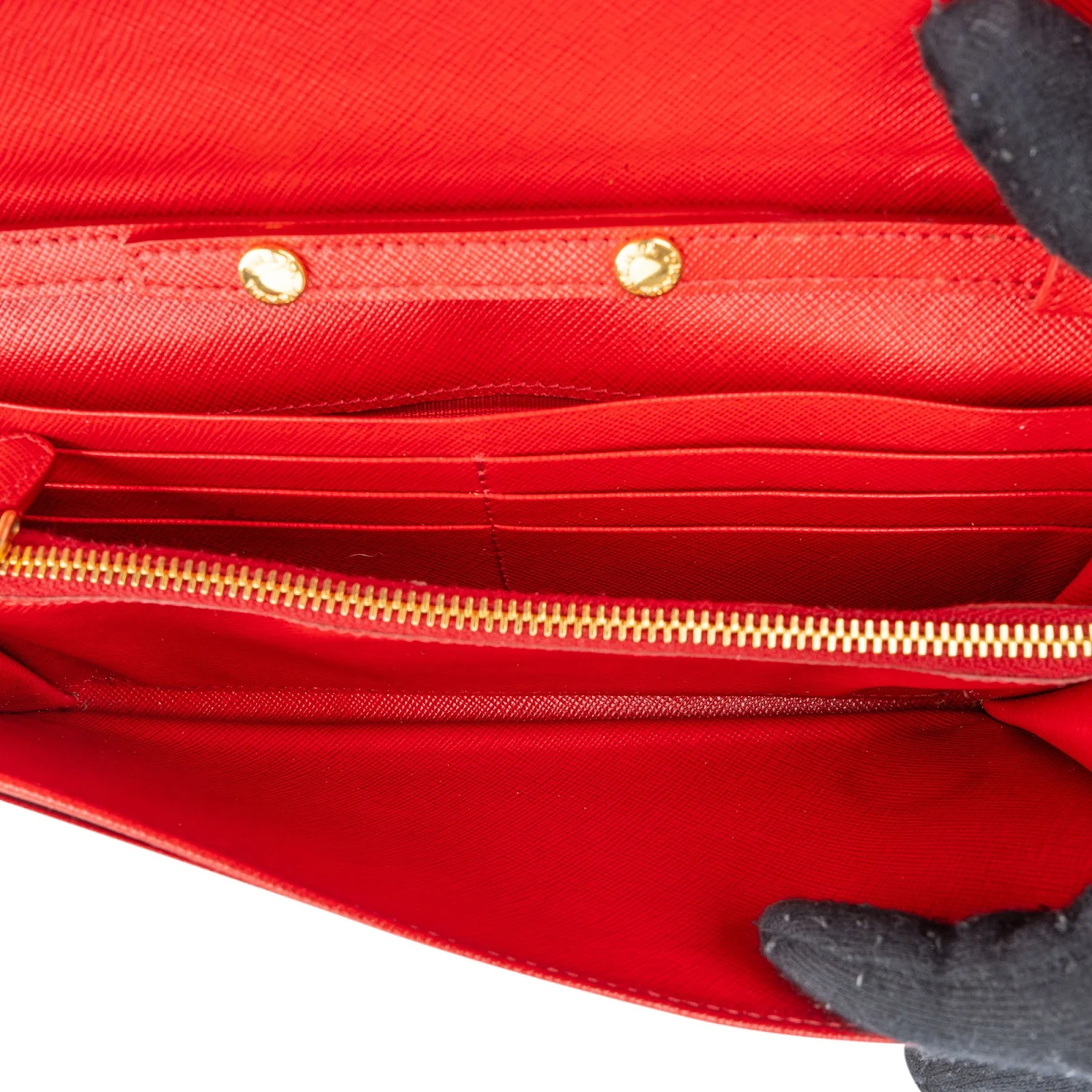 Prada Saffiano Leather Wallet On Chain Crossbody Bag