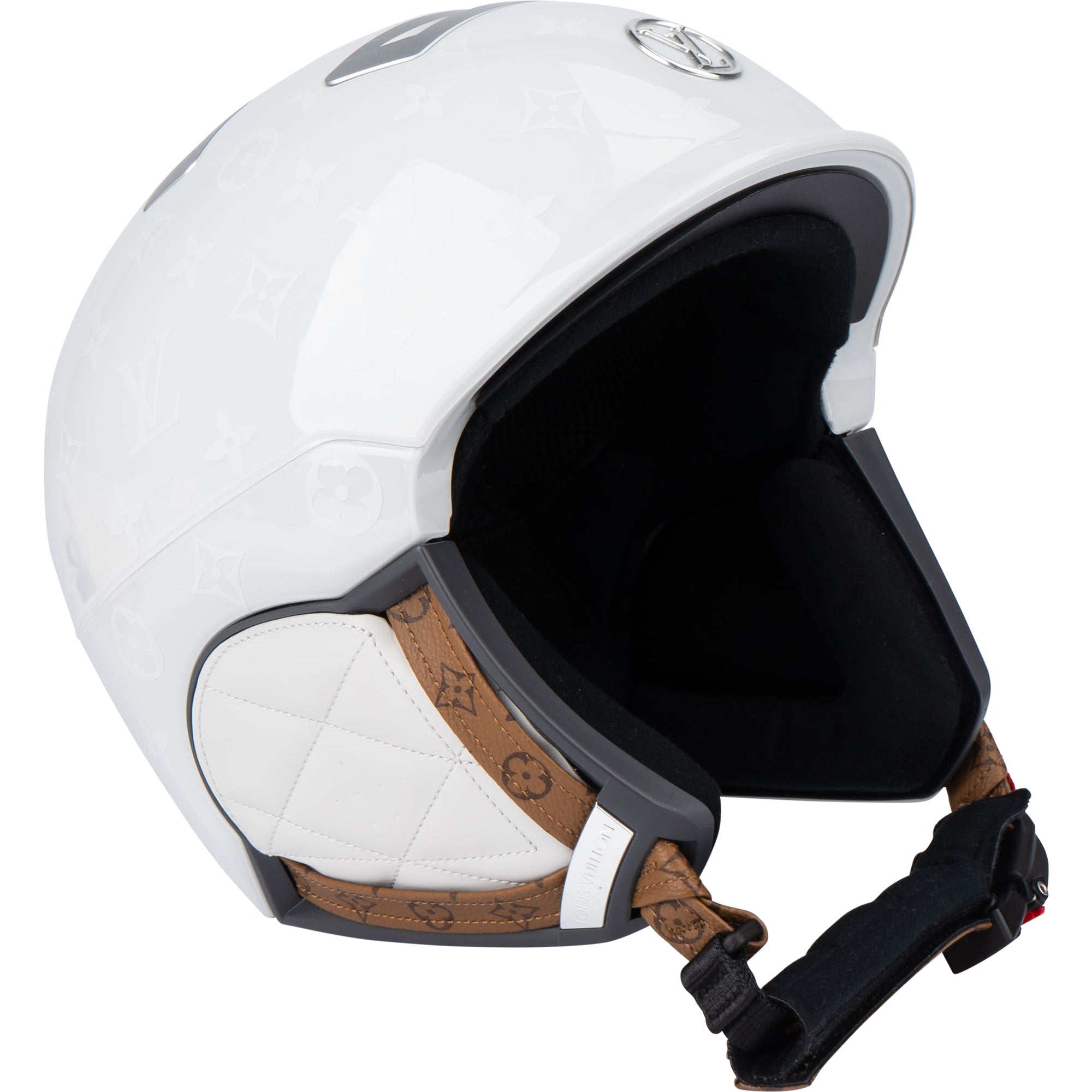 Louis Vuitton White Monogram Ski / Snowboard Helm