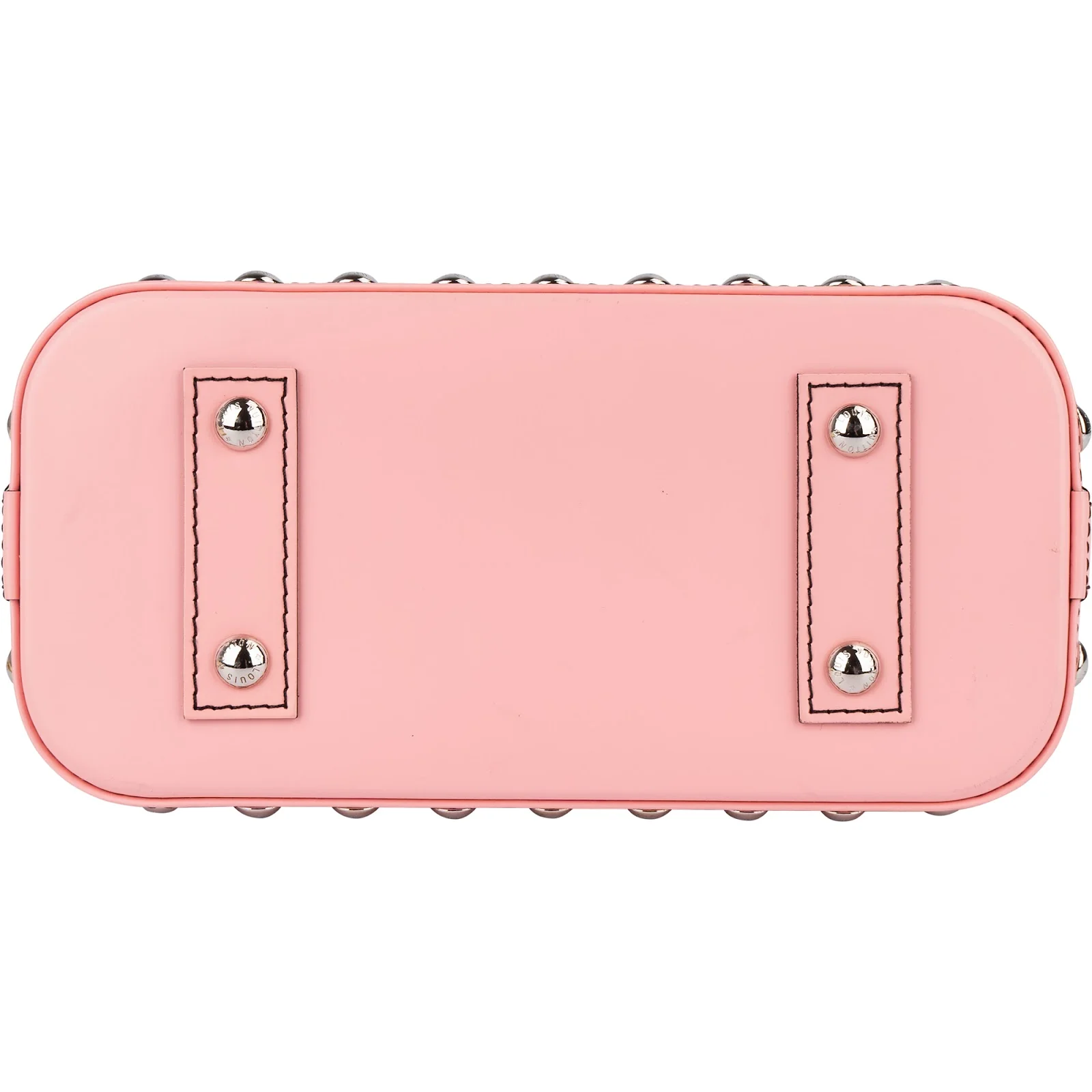 Louis Vuitton Pink Epi Leather Chain Flower Alma BB Handbag