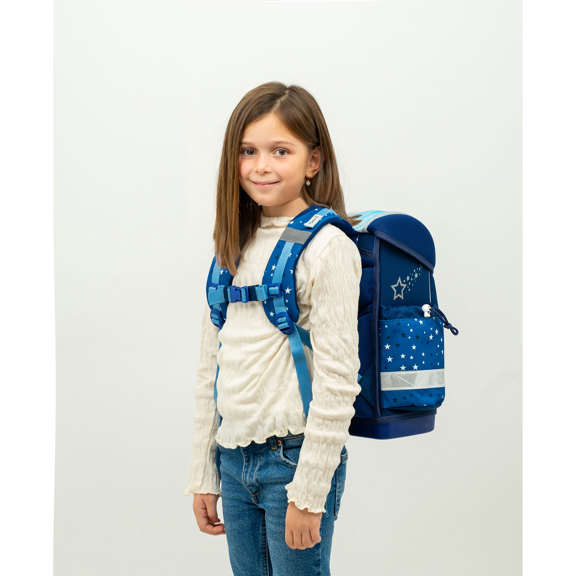 Classy ergonomic satchel set 4-piece - Dolphins 