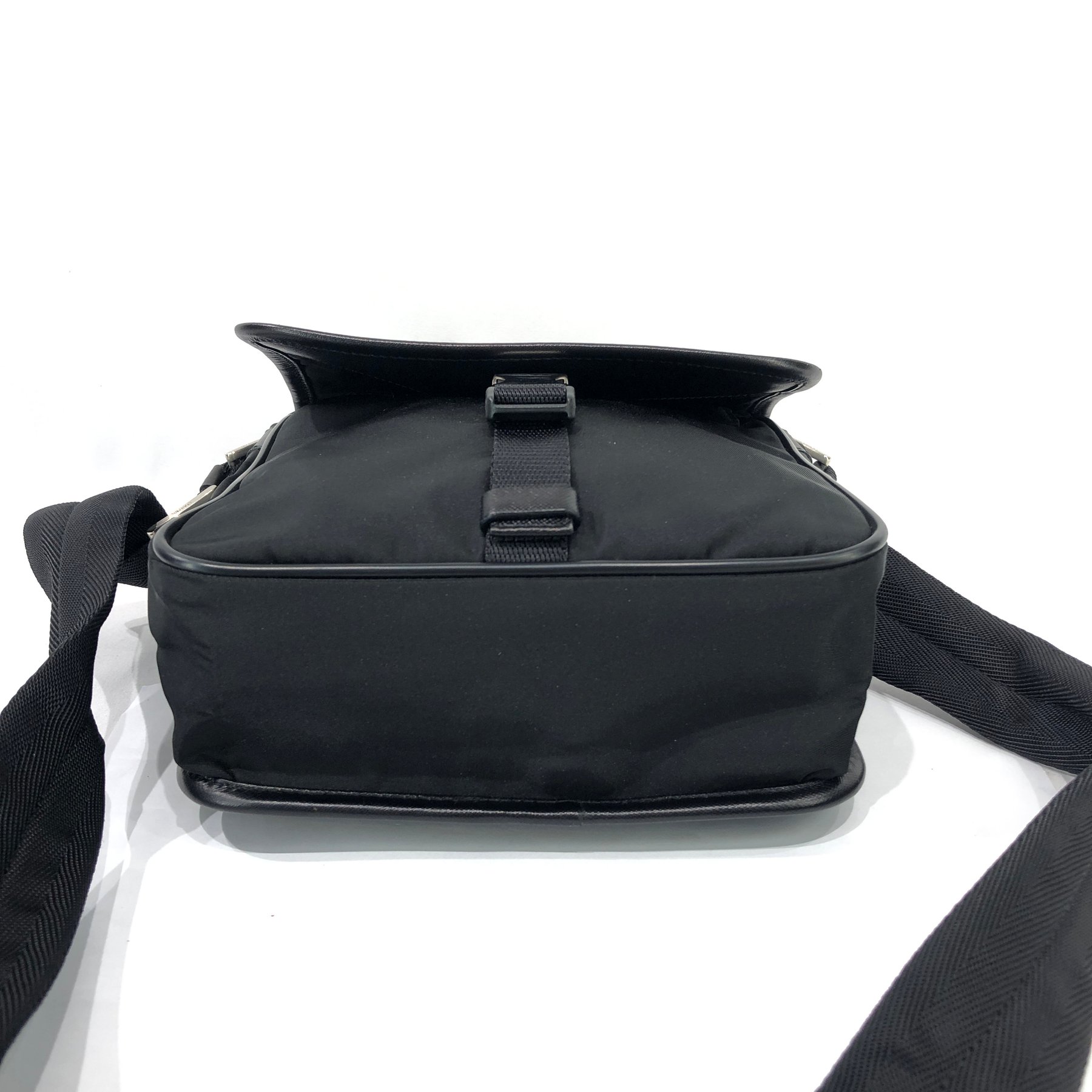 Prada - Triangular Plate Mini - Schultertasche