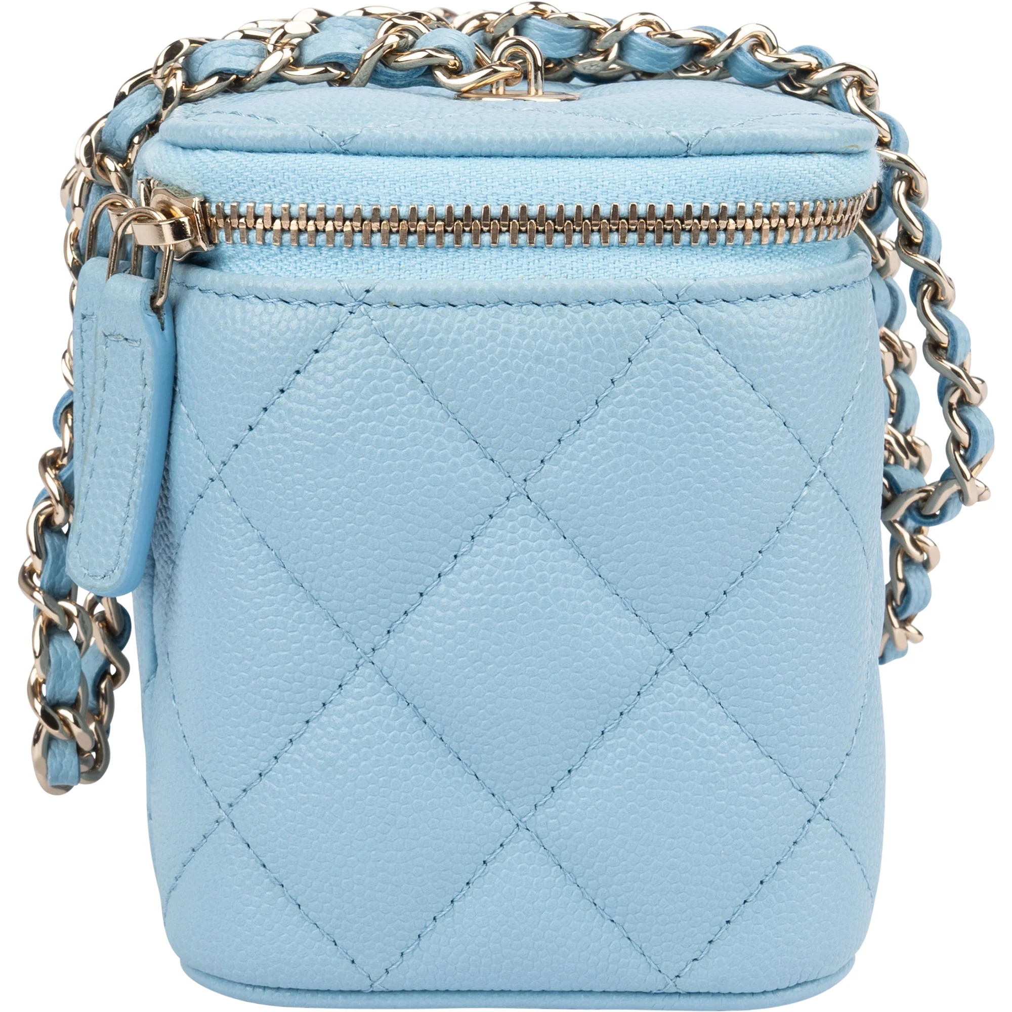 Chanel Quilted Caviar Leather Vanity Crossbody Bag