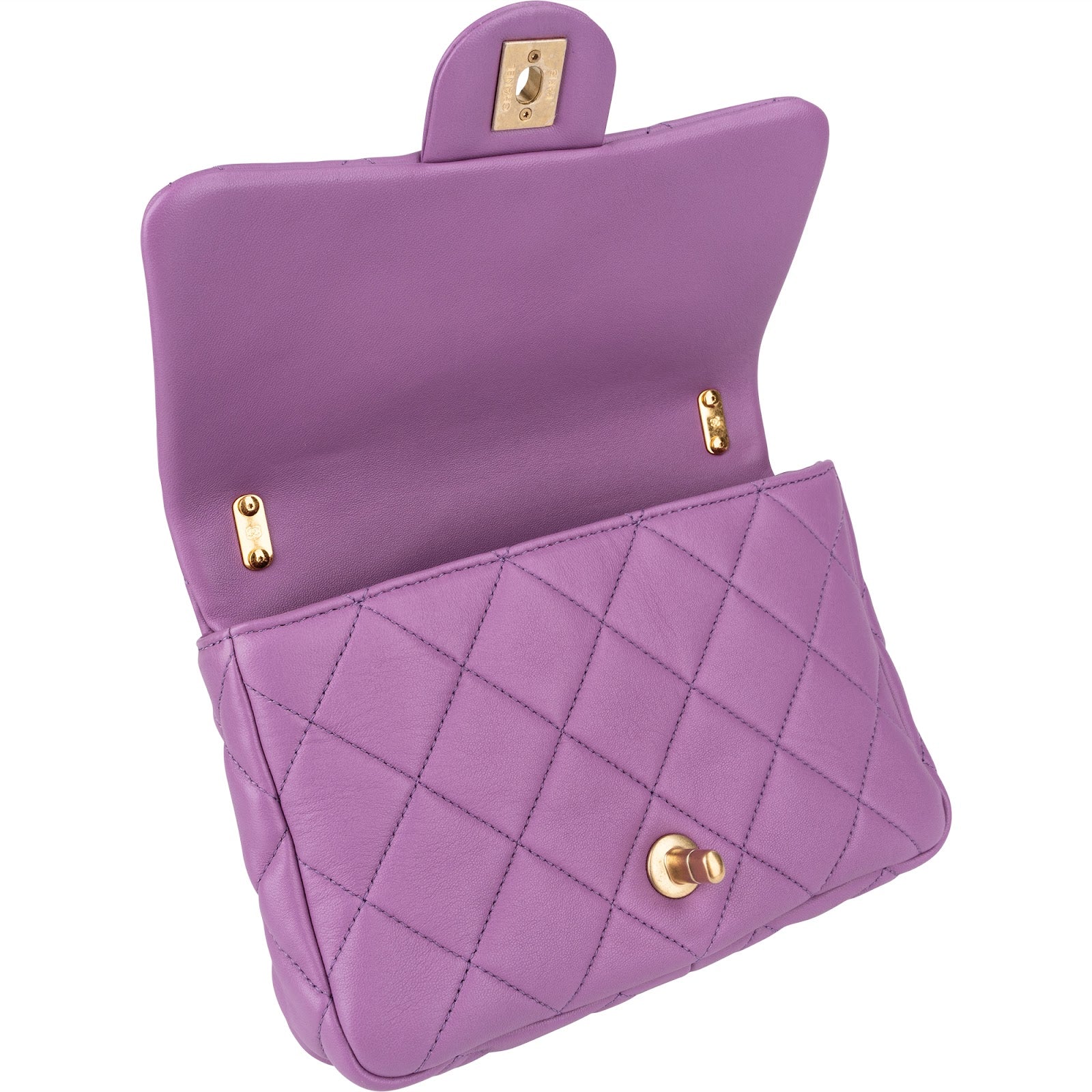 Chanel - Chunky Chain Rectangular Flap Shoulder Bag