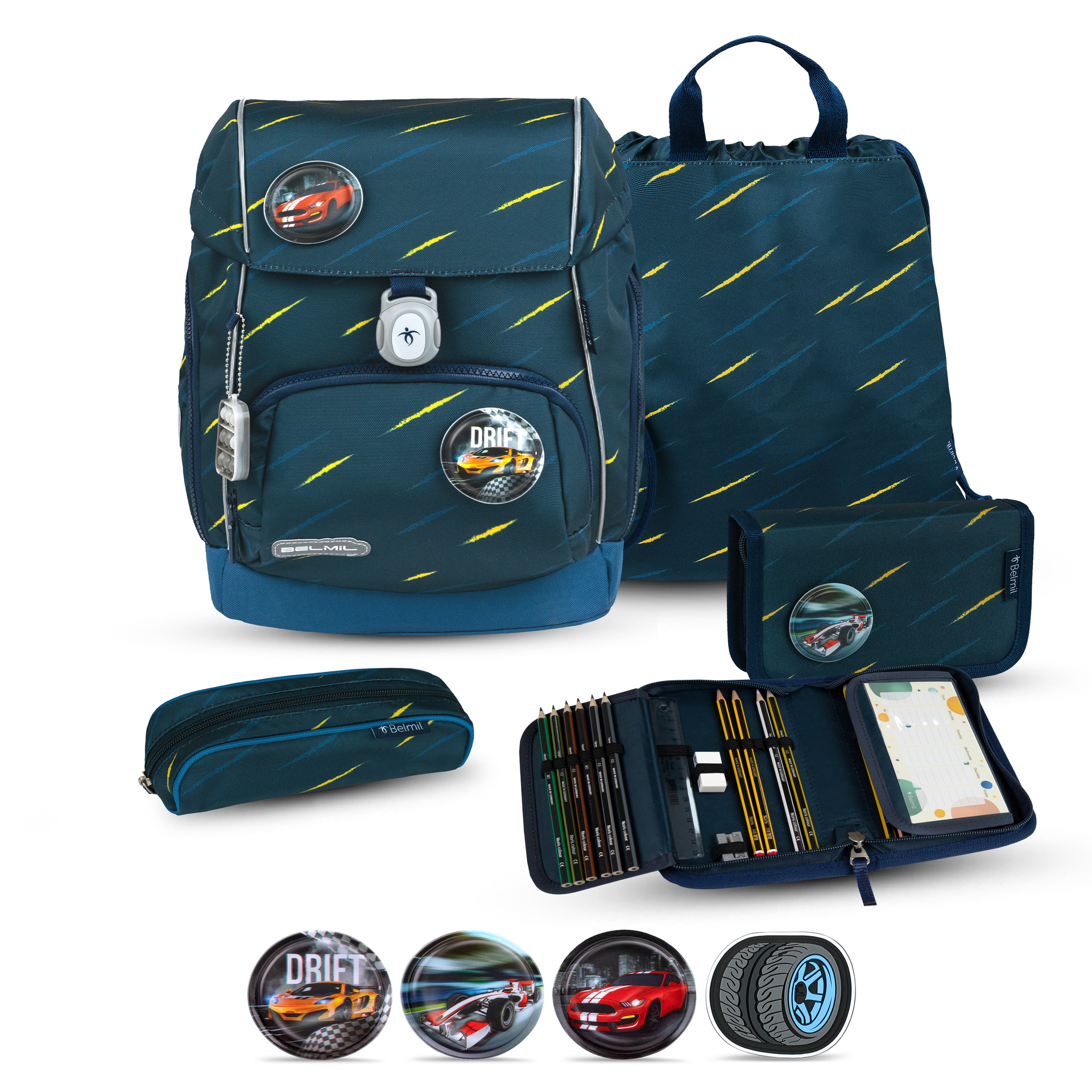 Comfy Plus Schulranzenset 5-teilig - Orion Blue