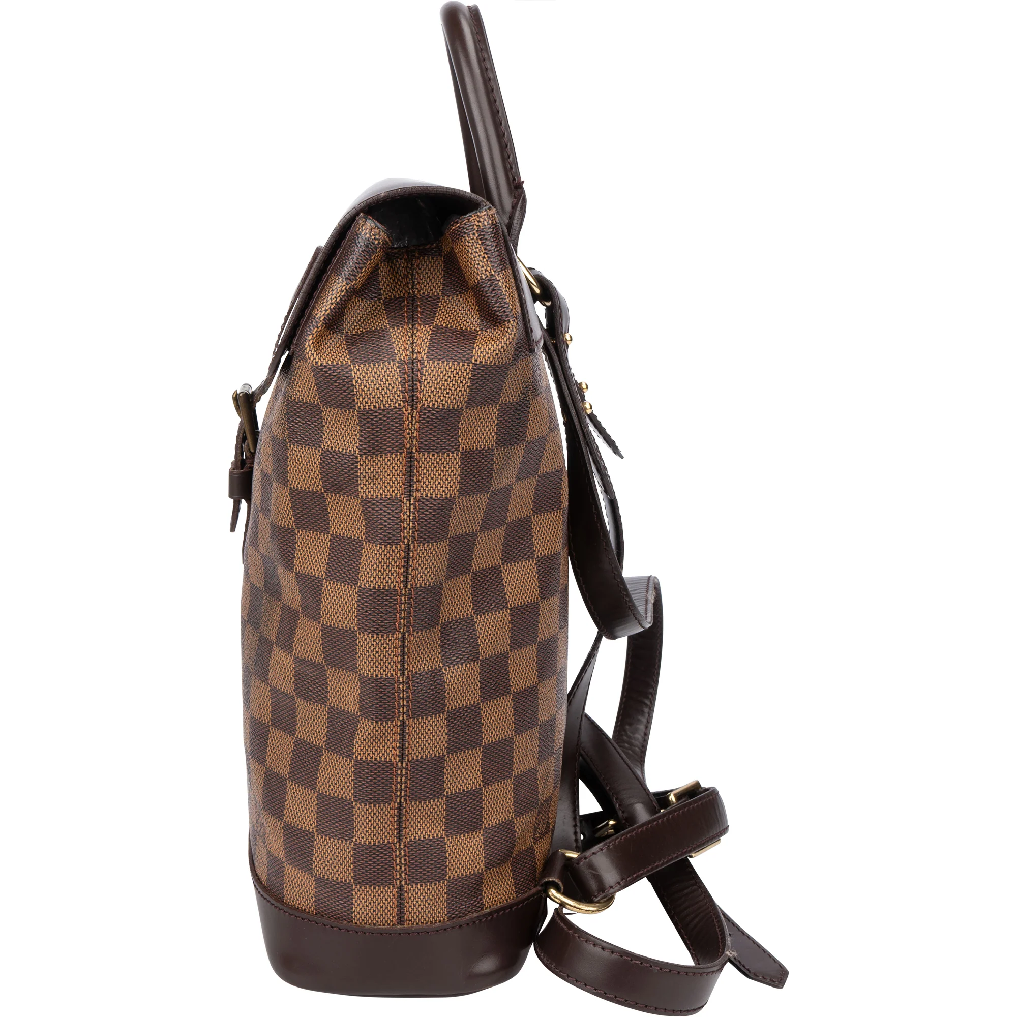 Louis Vuitton Damier Ebene Monogram Soho Rucksack