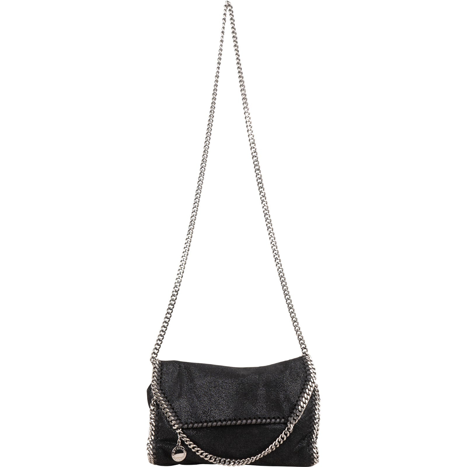 Stella McCartney Shaggy Falabella Fold Over Clutch
