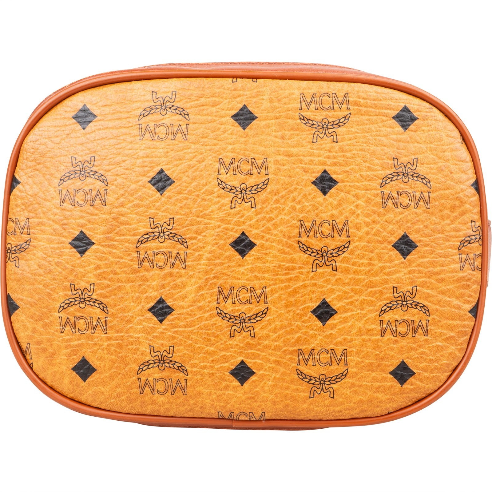 Sac à bandoulière type « bucket » MCM à cordon de serrage, motif Monogram Visetos