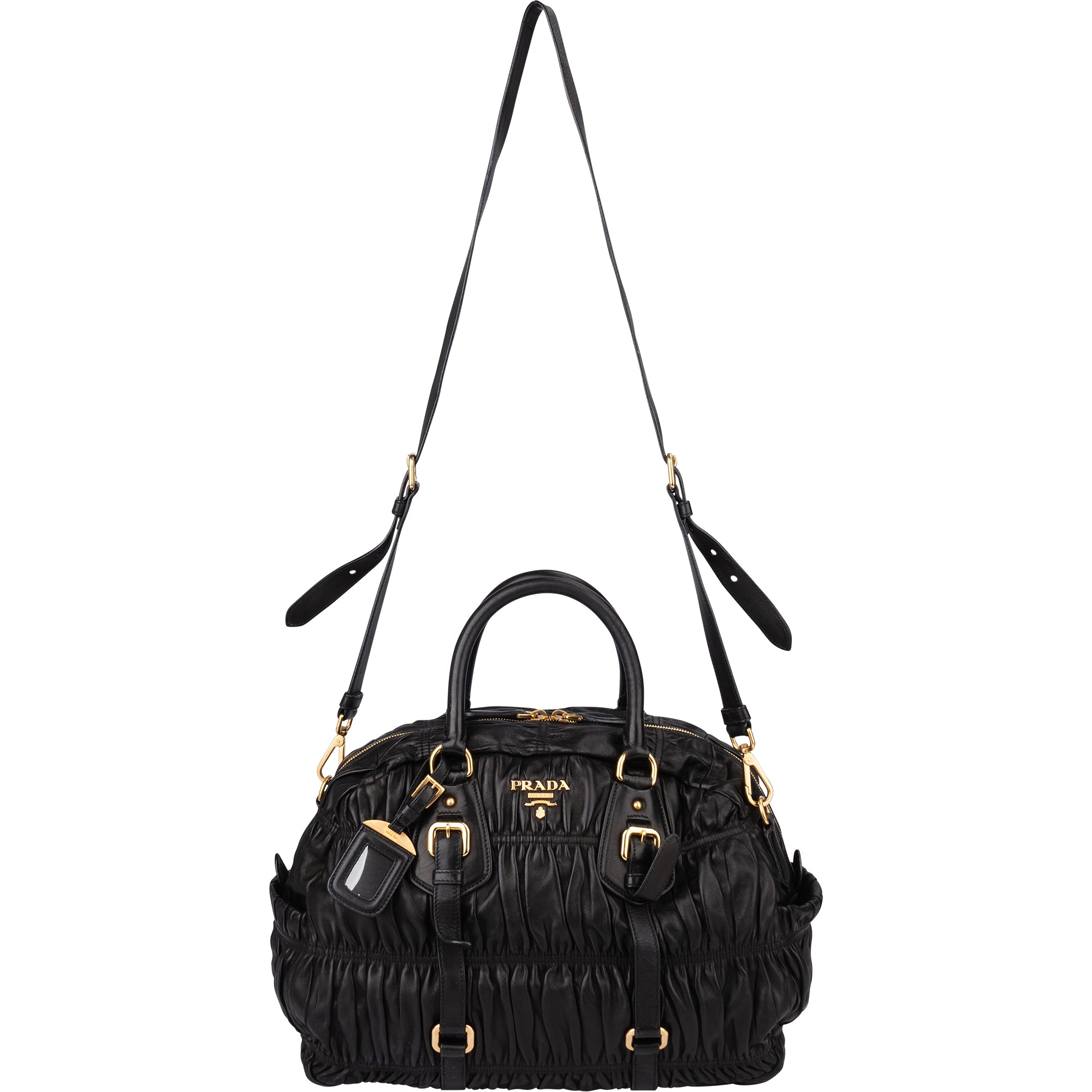 Prada Quilted Leather City Handbag