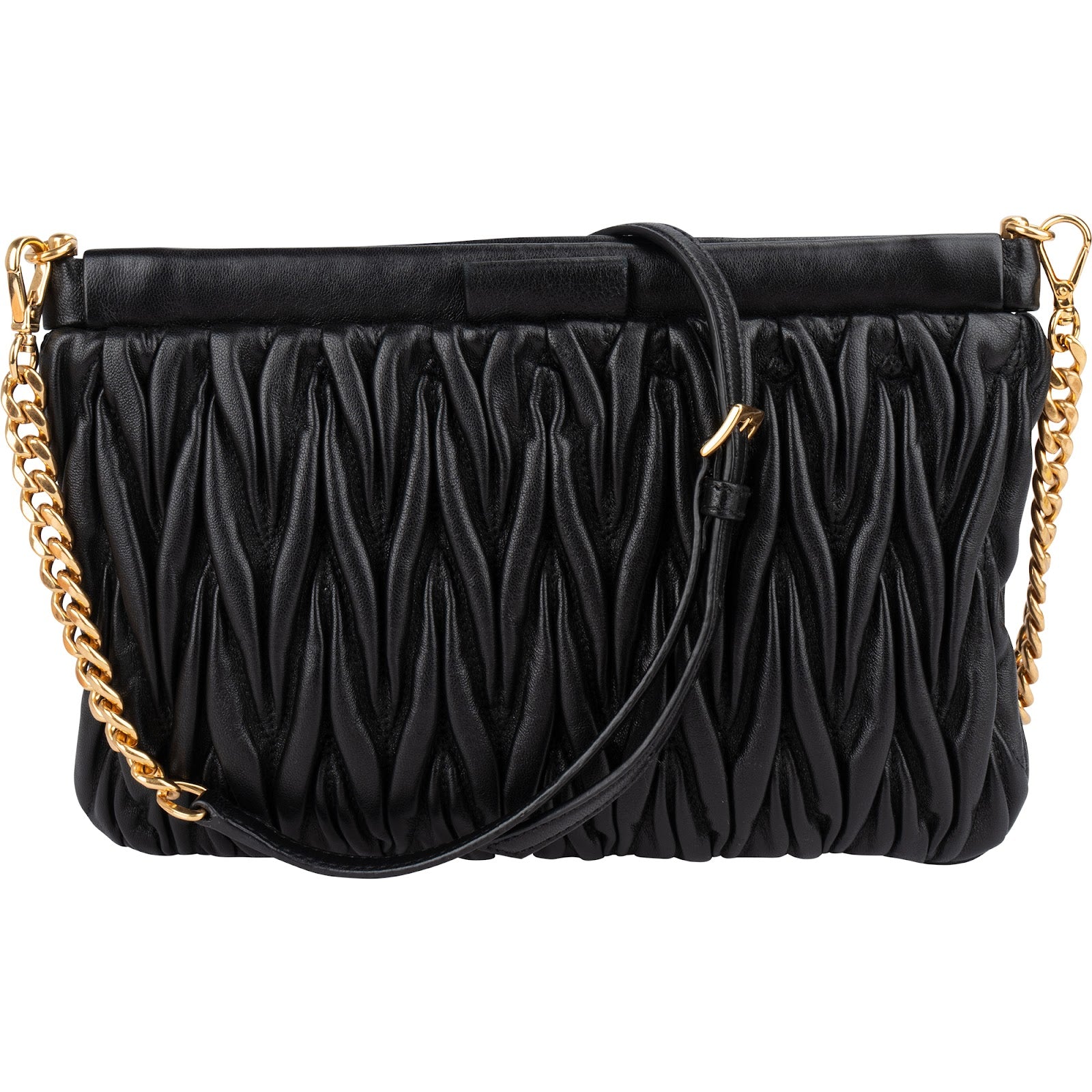 Miu Miu Matelassé Nappa Leather Crossbody Bag