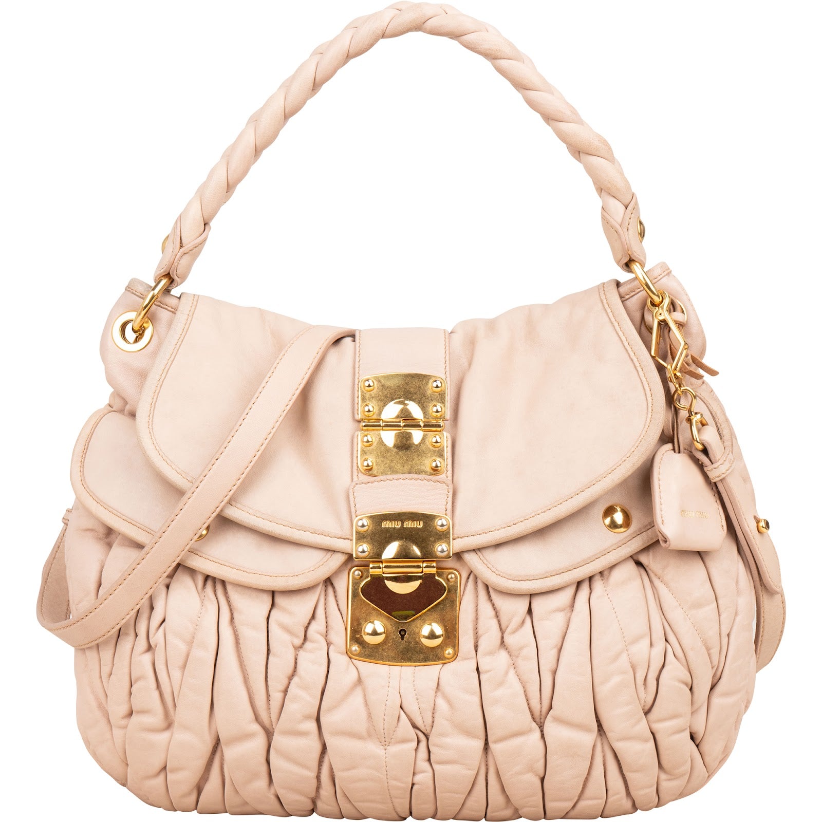 Miu Miu Matelassé Leather City Handbag