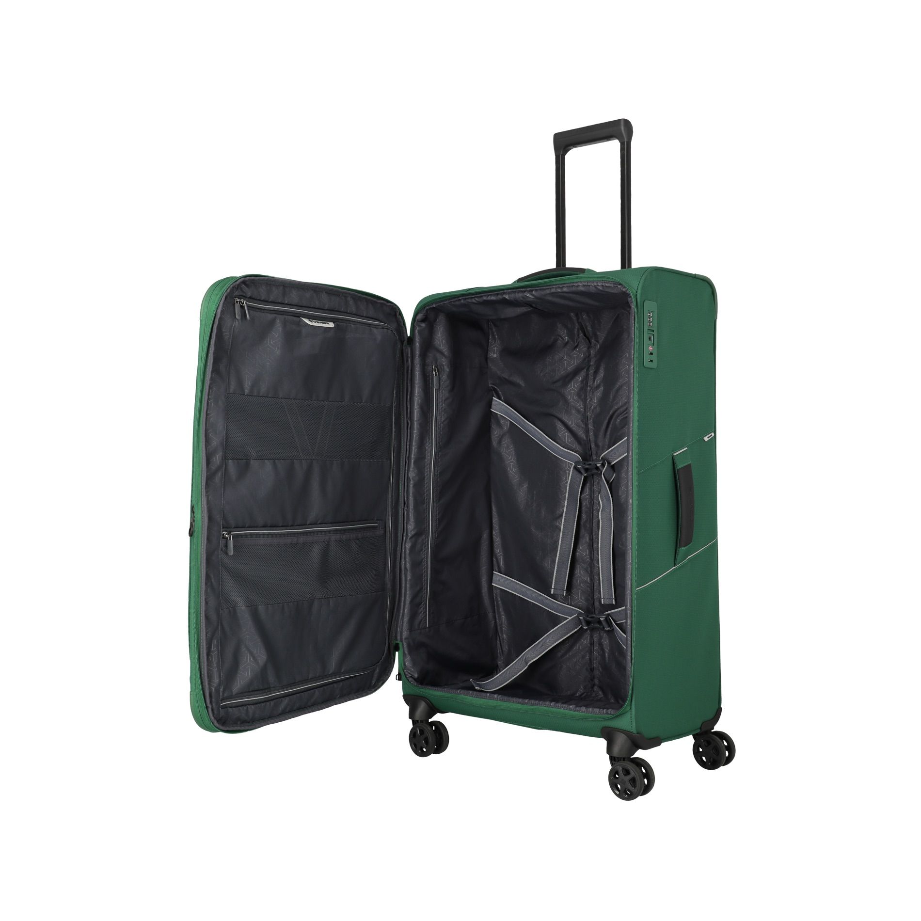 SKAII Trolley L (78 cm) erweiterbar - Green