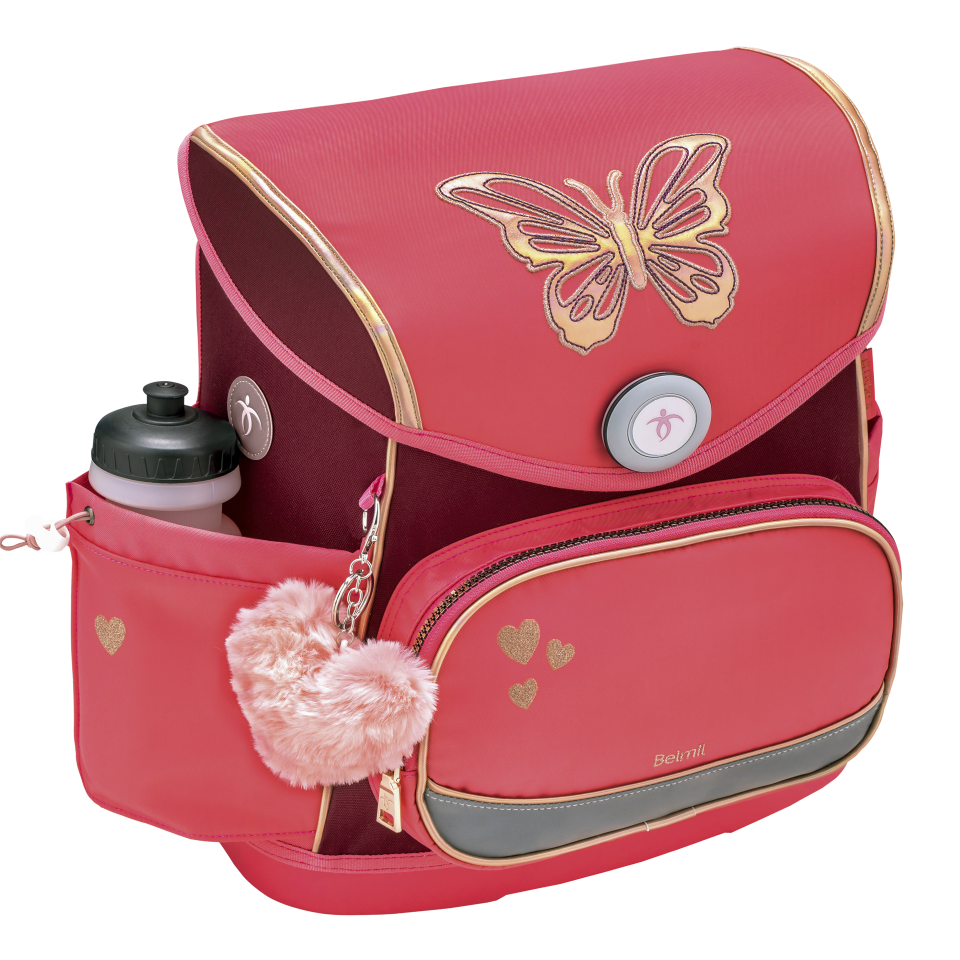 Compact Plus Schulranzenset 5-teilig - Coral