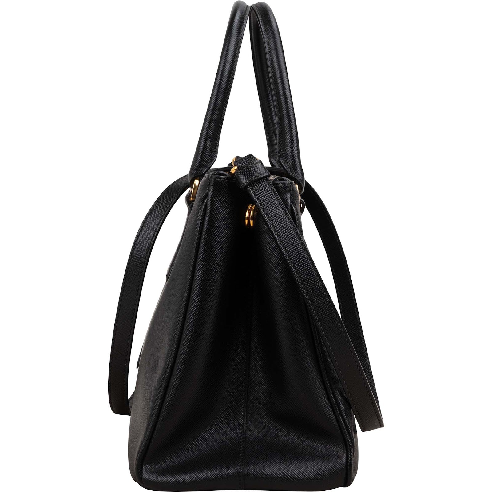 Prada - Noir Small Galleria Handbag