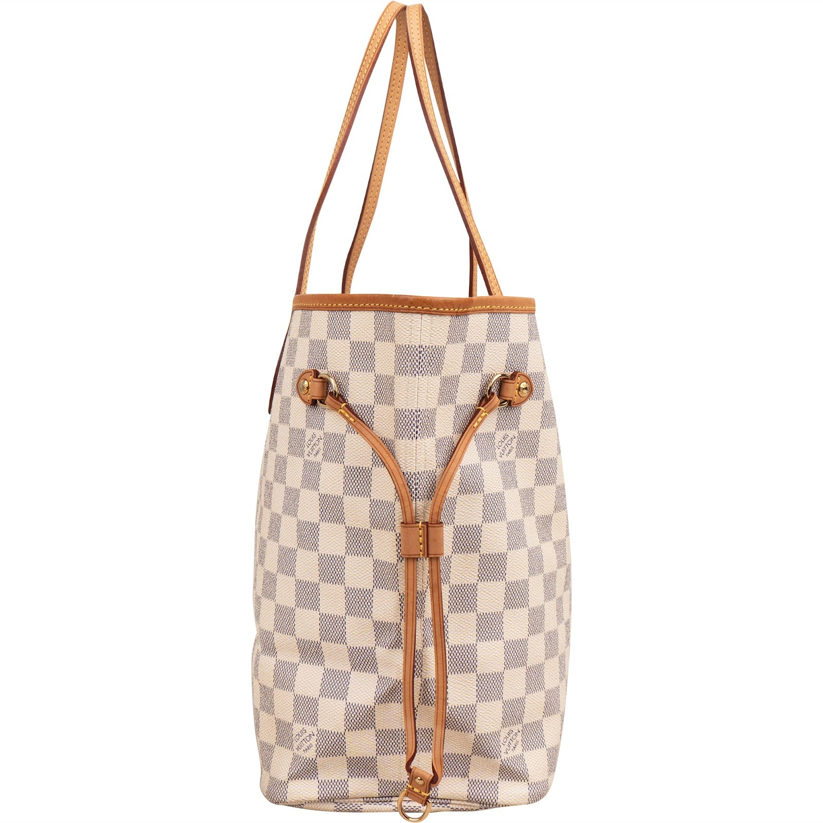 Louis Vuitton Monogram Damier Azur Canvas Neverfull MM Shopper