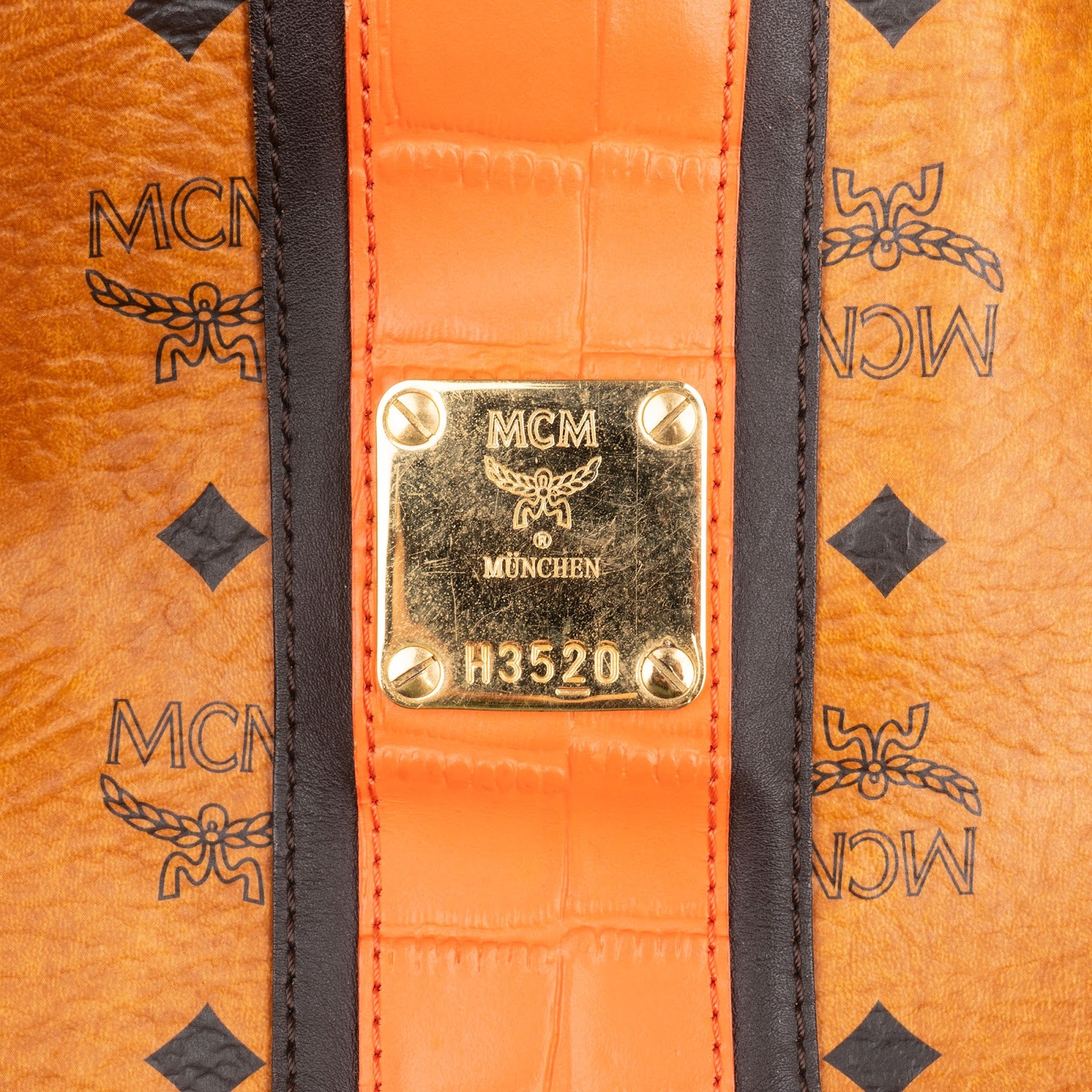 MCM Monogram Visetos Liz Reversible Large Shopper Shoulder Bag