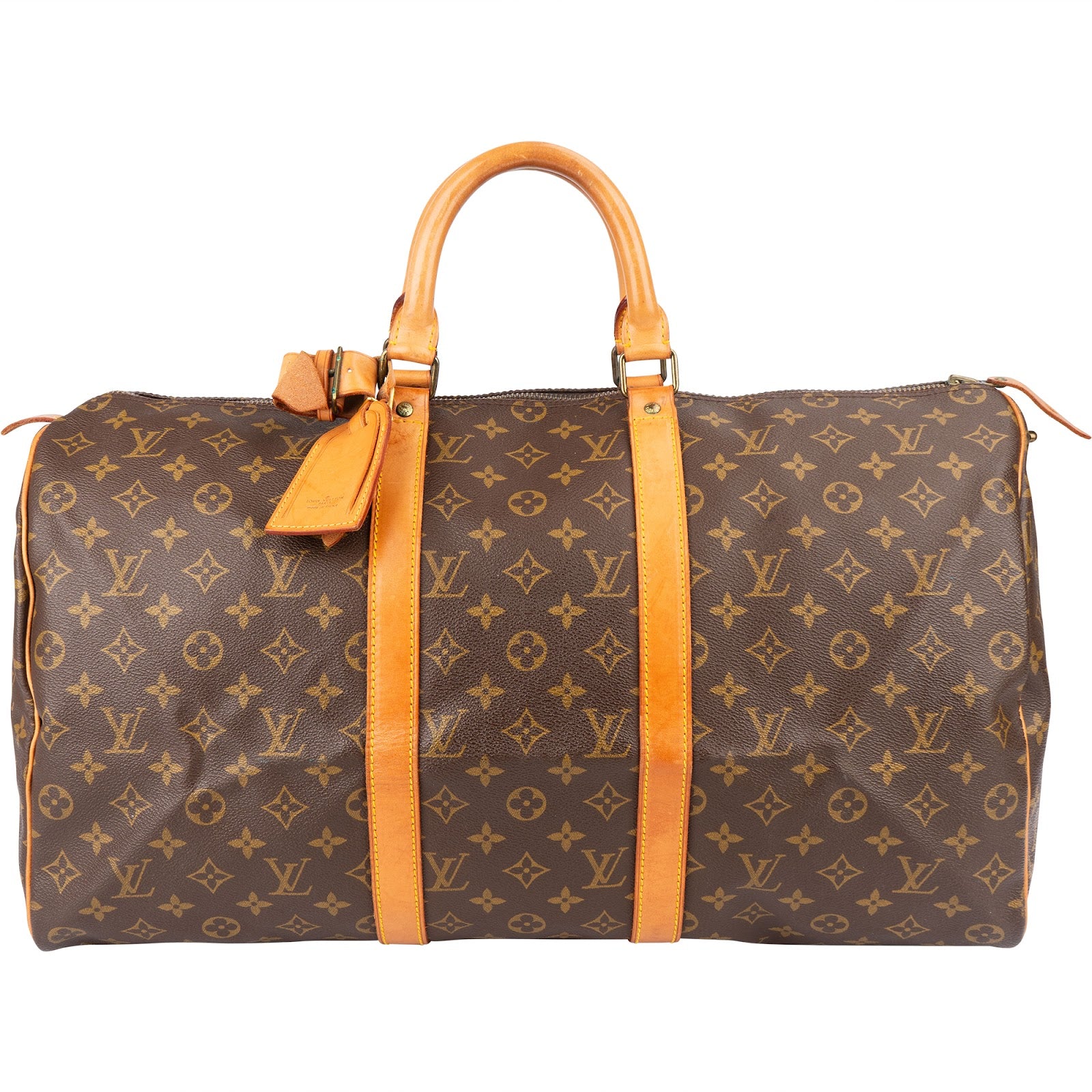 Louis Vuitton Monogram Canvas Keepall 50 Travel Bag