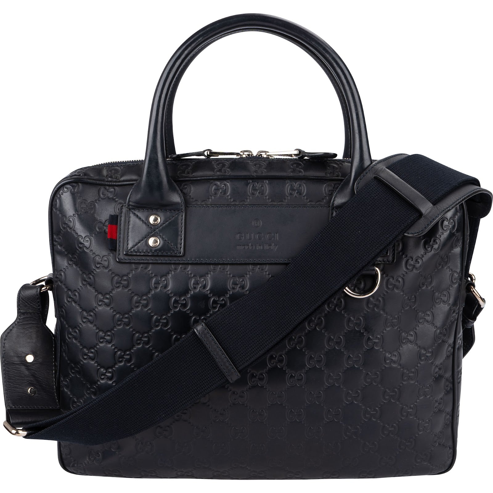 Gucci Guccissima Leather Business Tasche