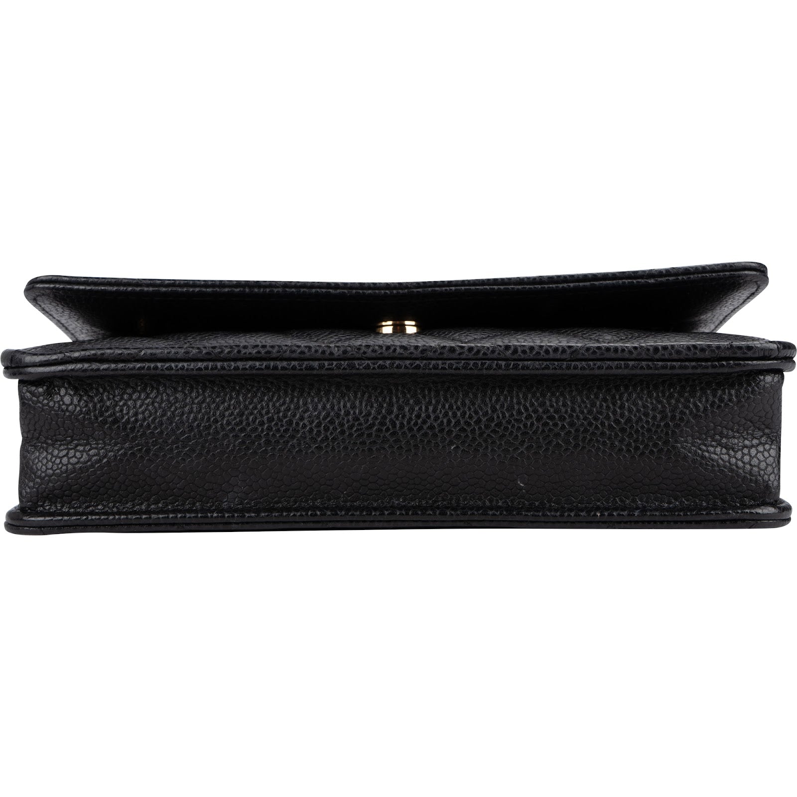 Chanel Quilted Caviar Leather Wallet on a Chain