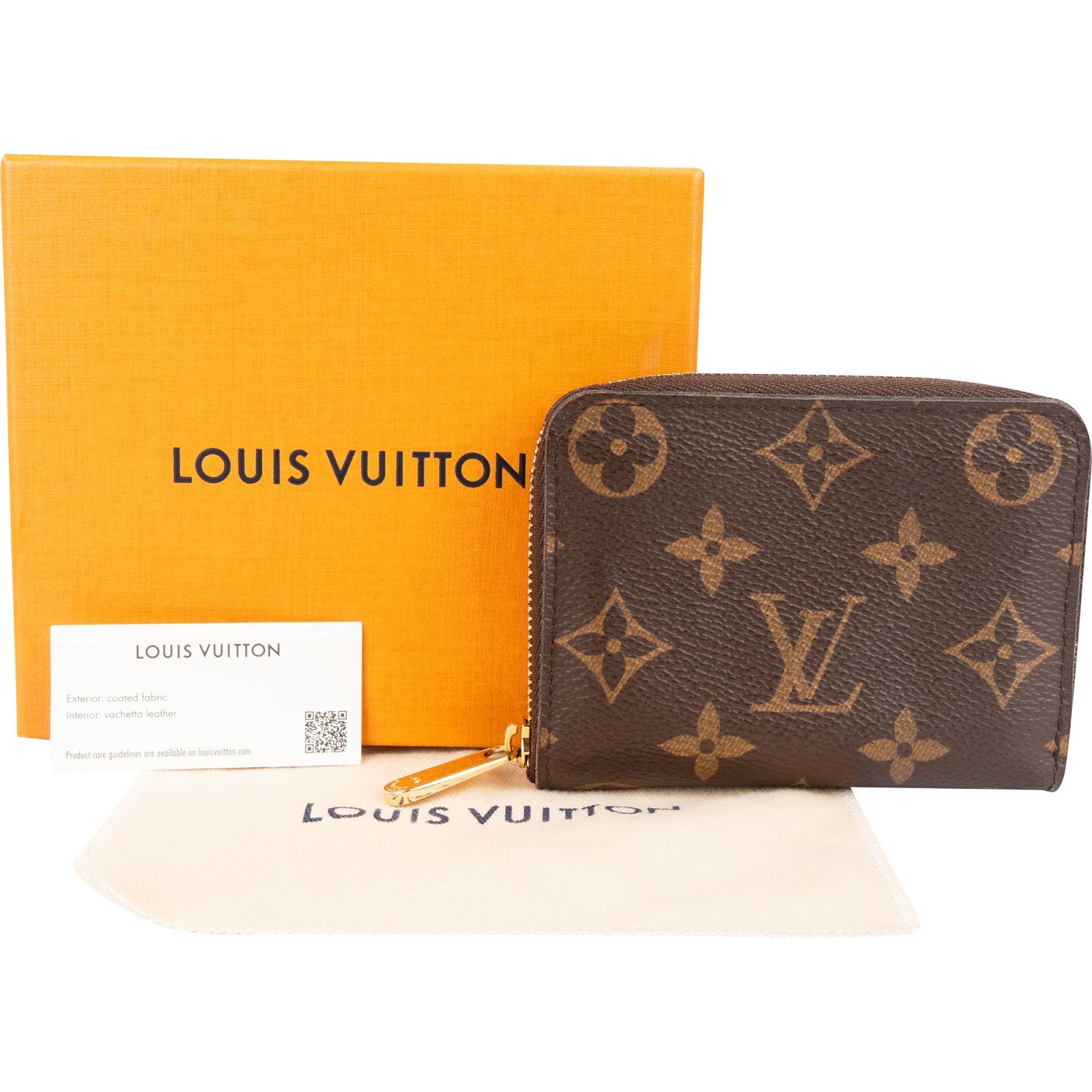 Louis Vuitton Monogram Canvas Zippy Coin Wallet