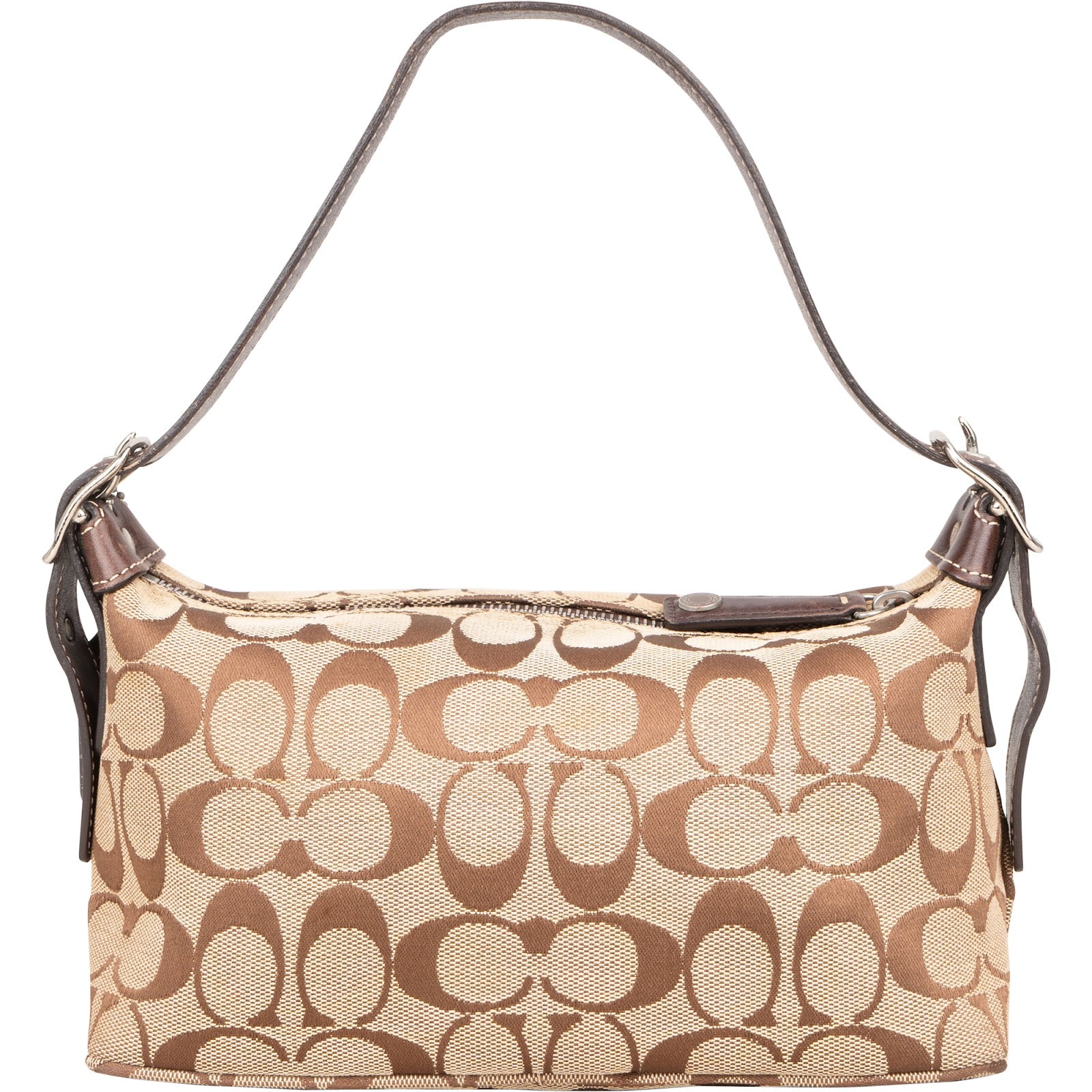 Coach Monogram Signature Demi Pouch Handbag