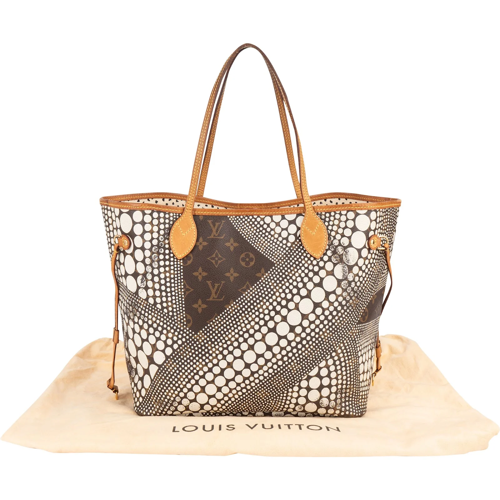 Louis Vuitton Monogram Yayoi Kusama Dots Infinity Neverfull MM Shoulder Bag