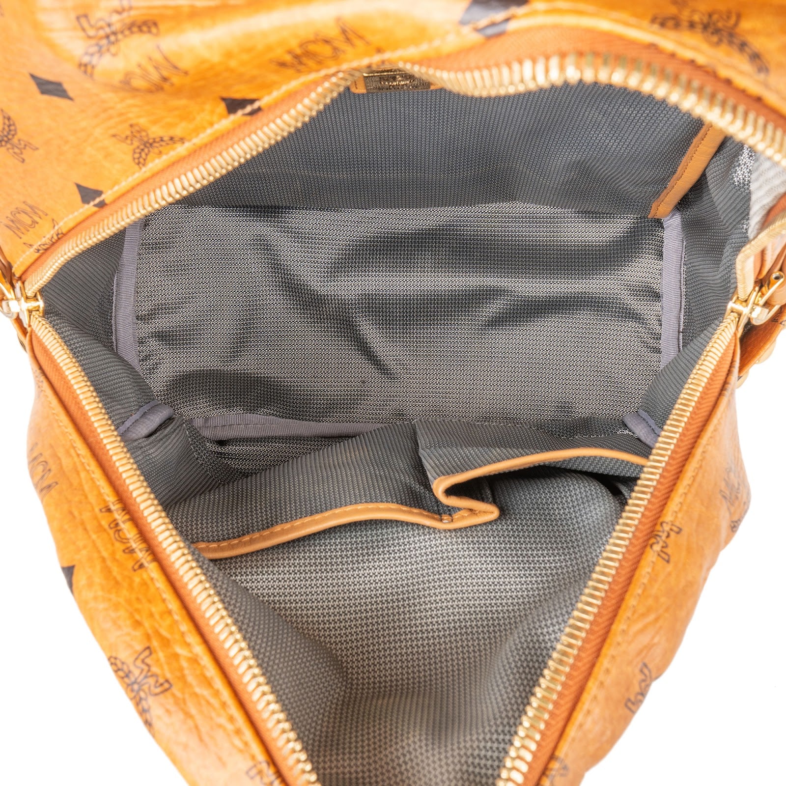 MCM Monogram Visetos Studs Backpack