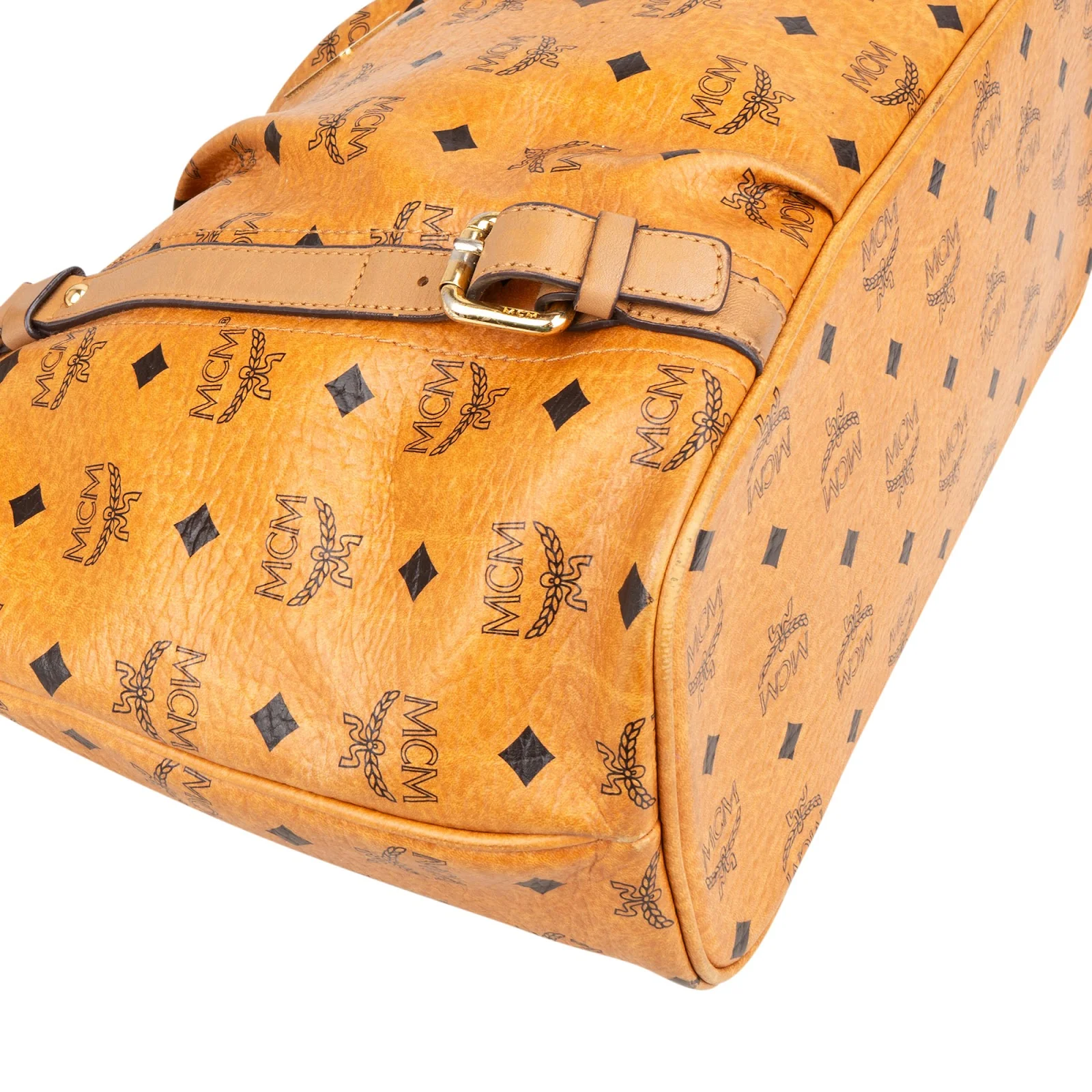 MCM Monogram Visetos Satchel Tote Shoulder Bag