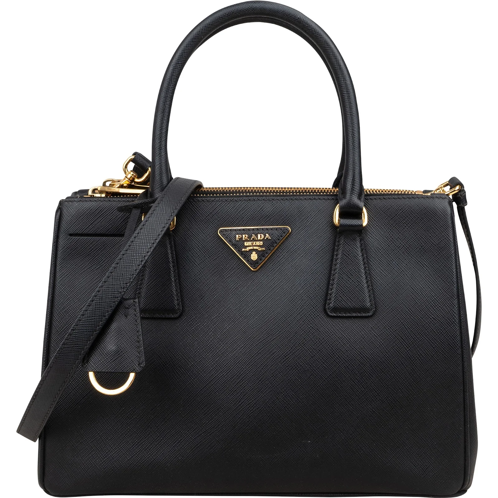 Prada Back Saffiano Leather Galleria Handbag