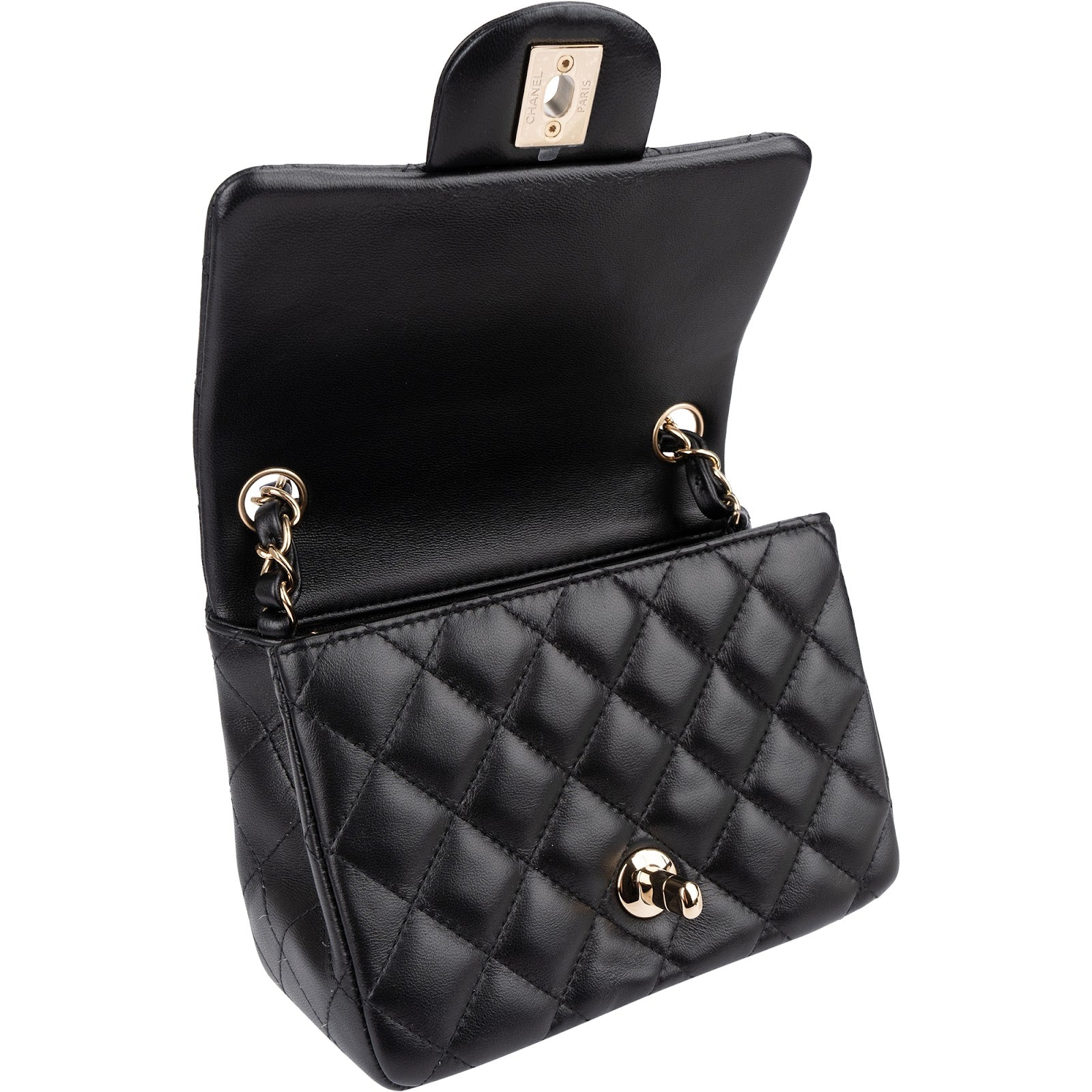 Chanel - Mini Square Single Flap Crossbody Bag
