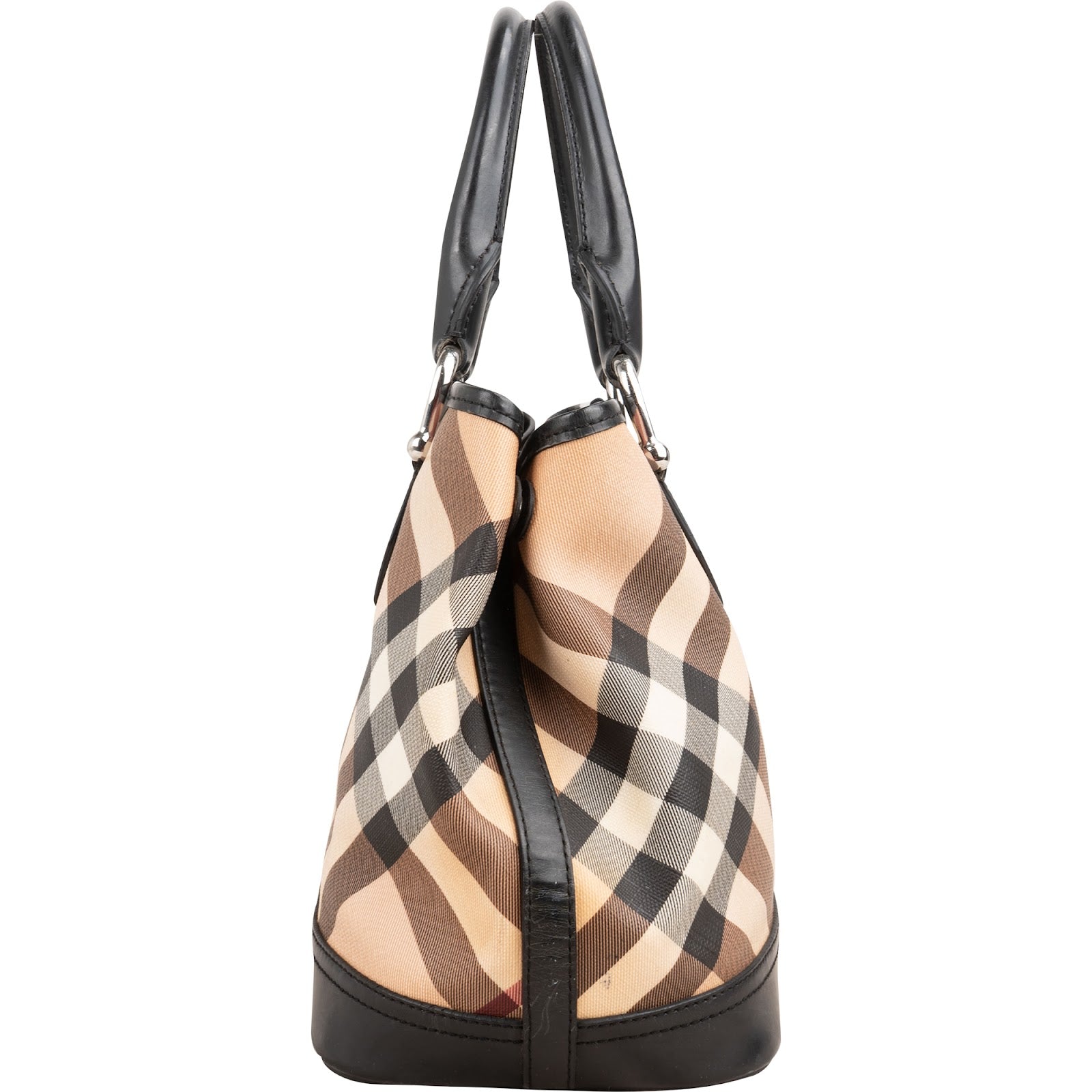 Burberry - Nova-Check Monogram Handbag