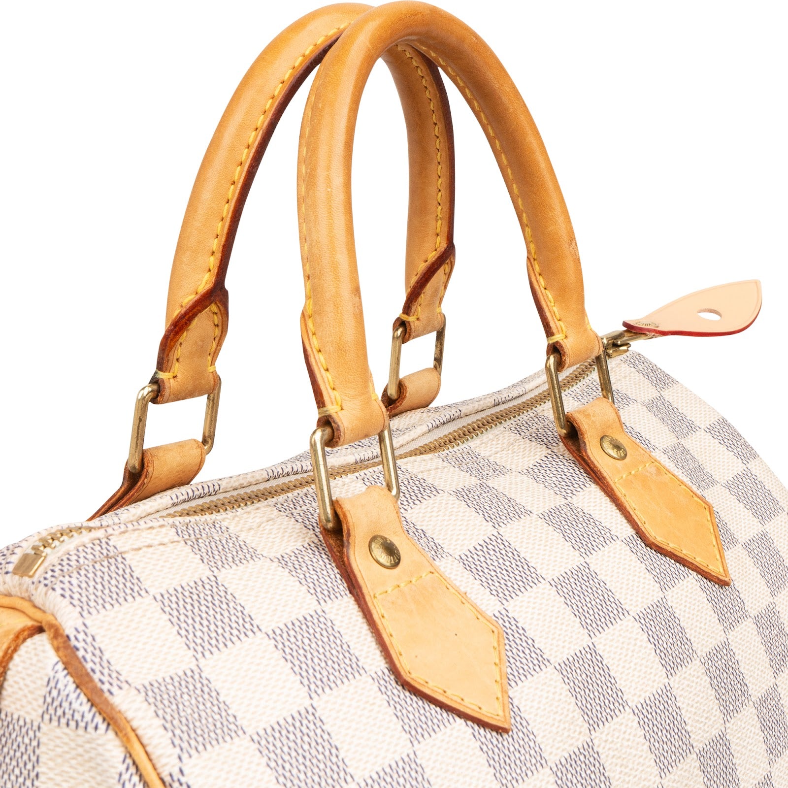 Louis Vuitton Monogram Damier Azur Speedy 25 Boston Bag