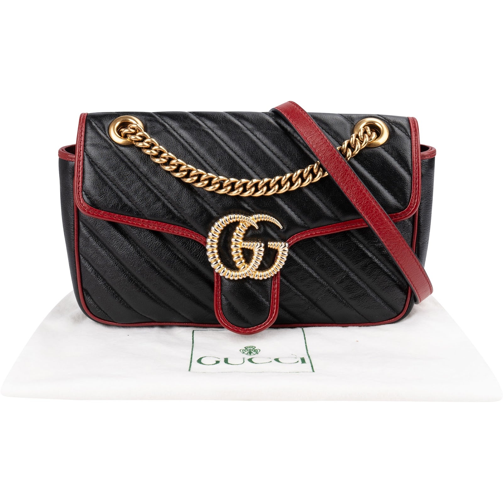 GUCCI – GG Marmont Monogram Matelassé-schoudertas